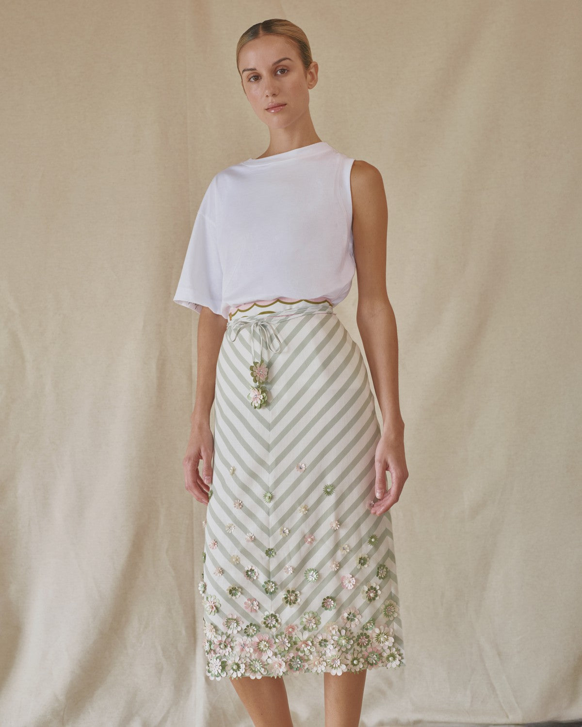 Falda Chiara MIDI FALDAS Malva CO