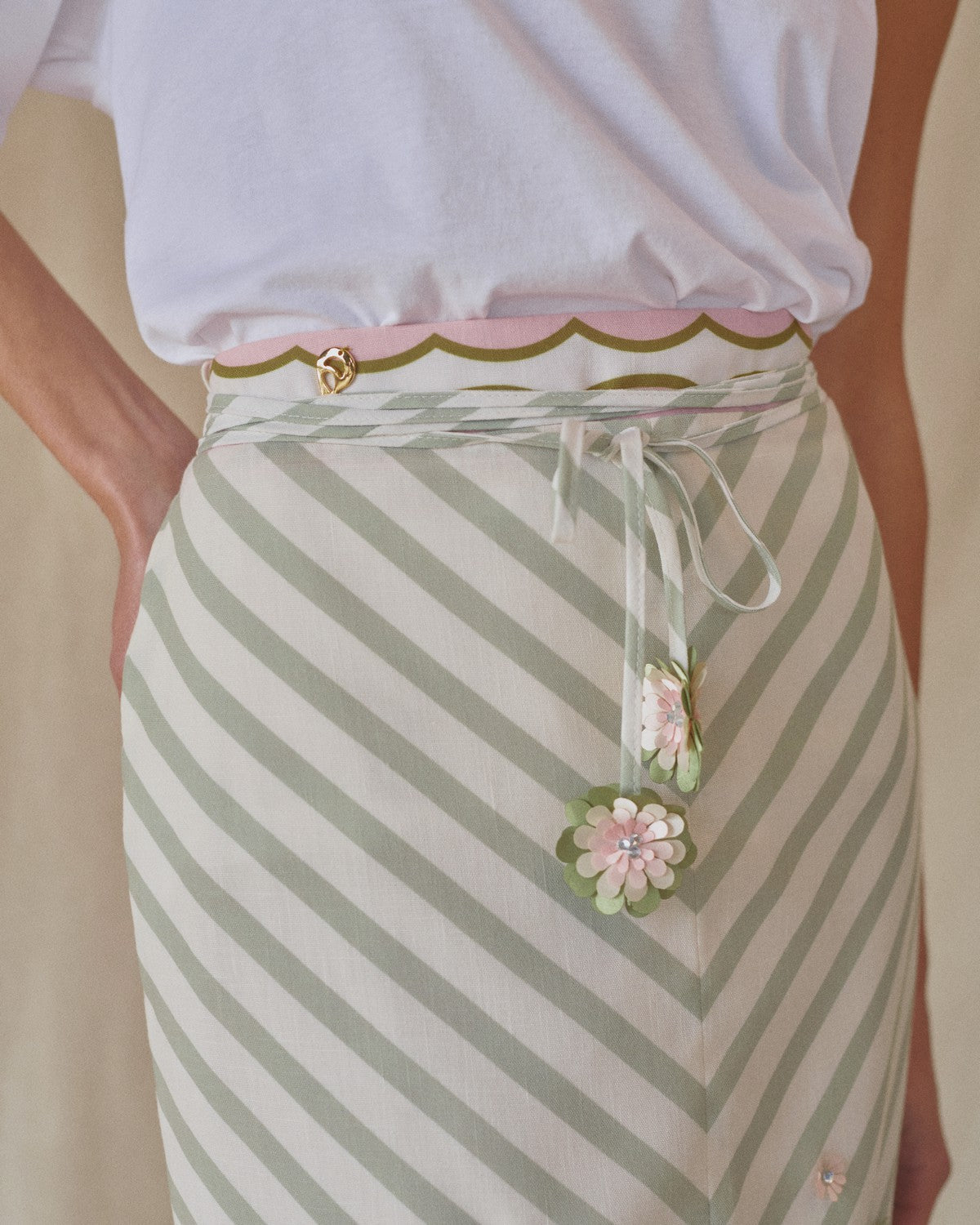 Falda Chiara MIDI FALDAS Malva CO