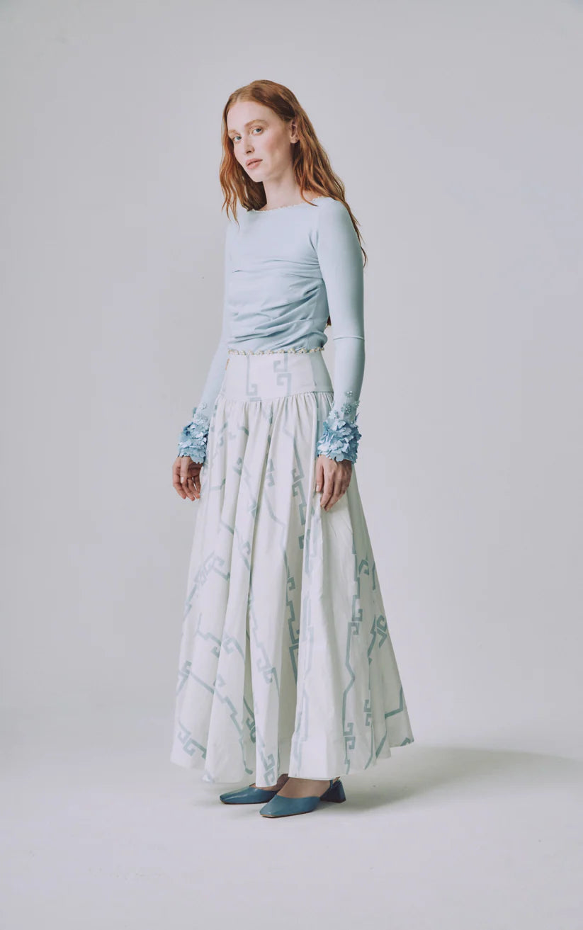 Falda Regina MIDI FALDAS Malva CO