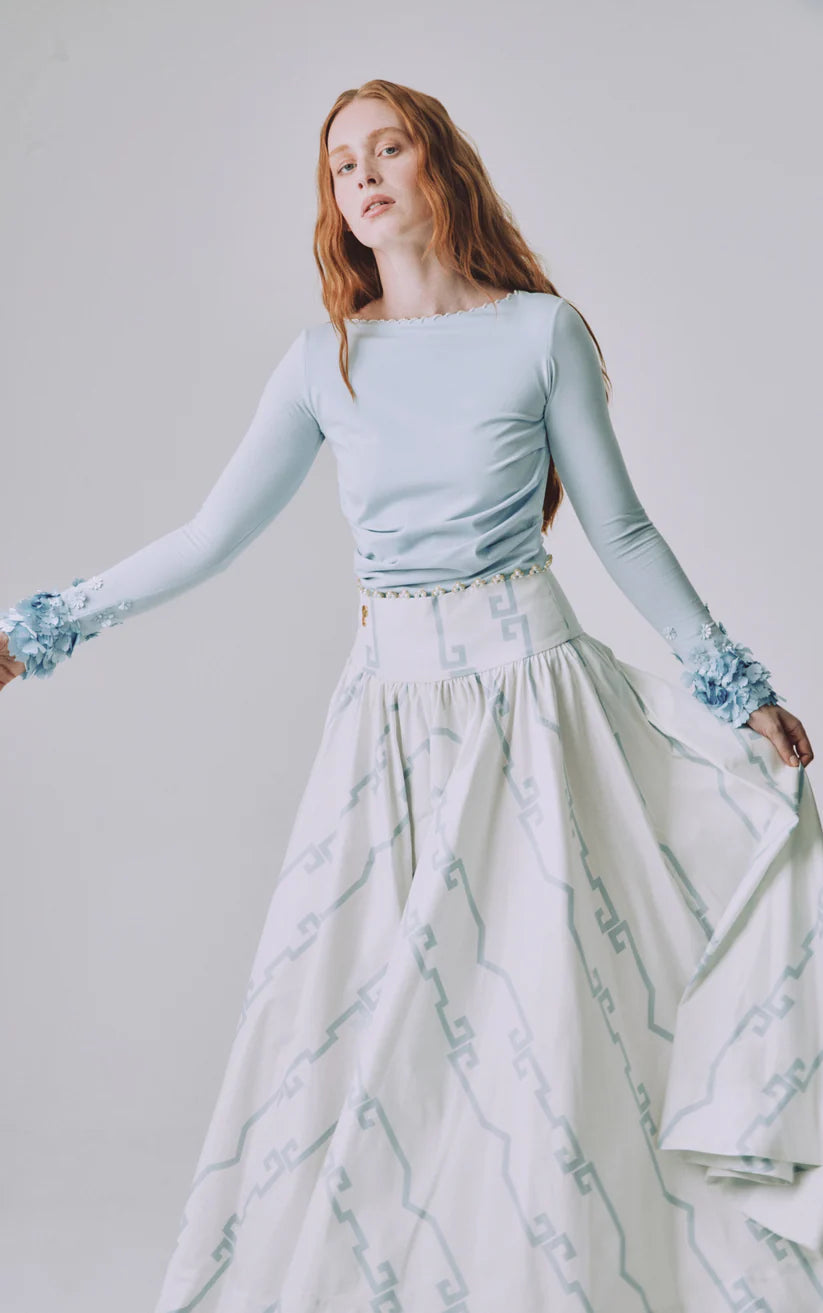 Falda Regina MIDI FALDAS Malva CO
