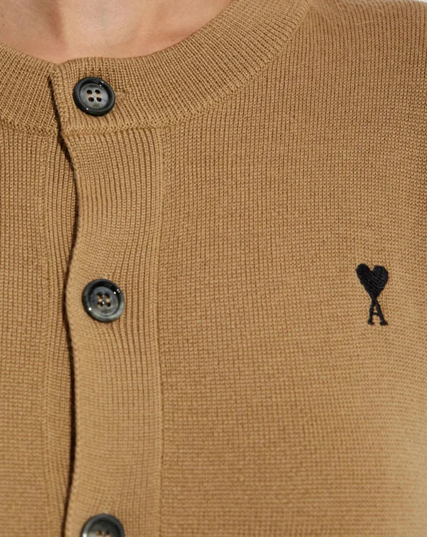 Cardigan Crewneck With Contrasted Ami De Coeur SWEATERS Malva CO