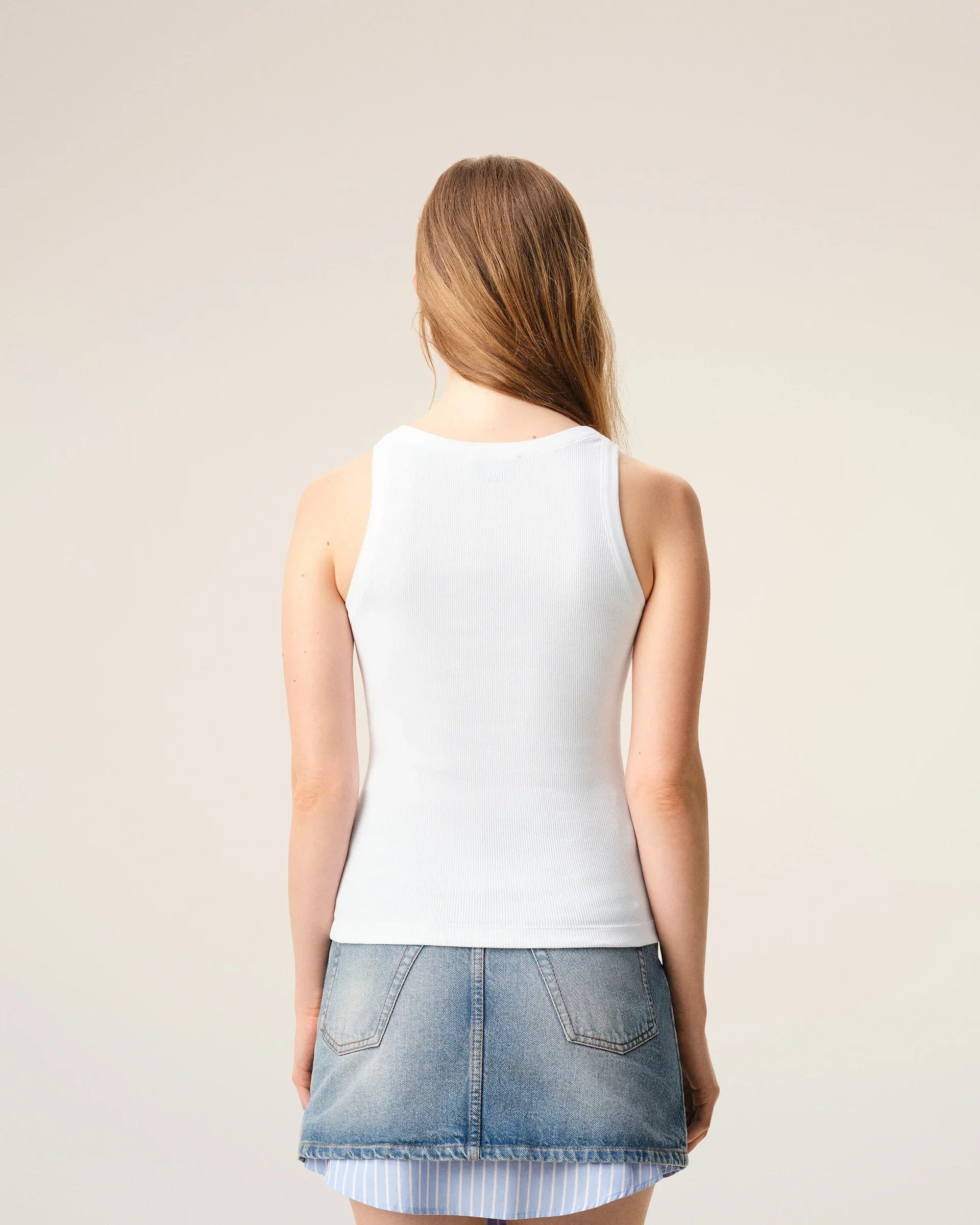 Tanktop With Contrasted Ami De Coeur