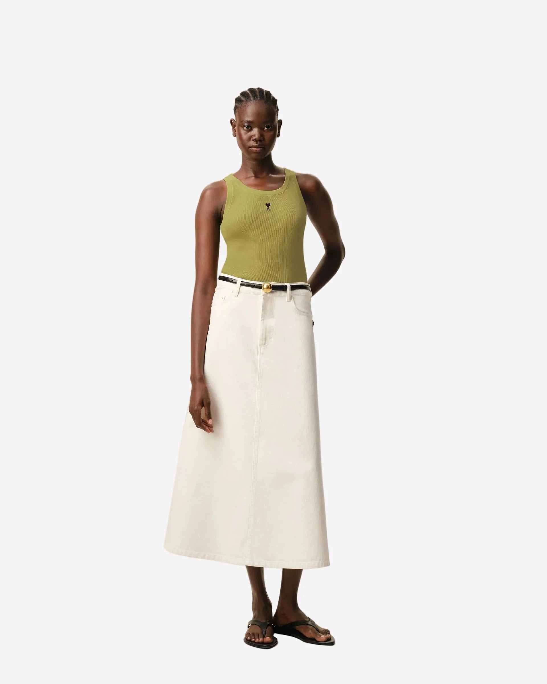Tanktop With Contrasted Ami De Coeur