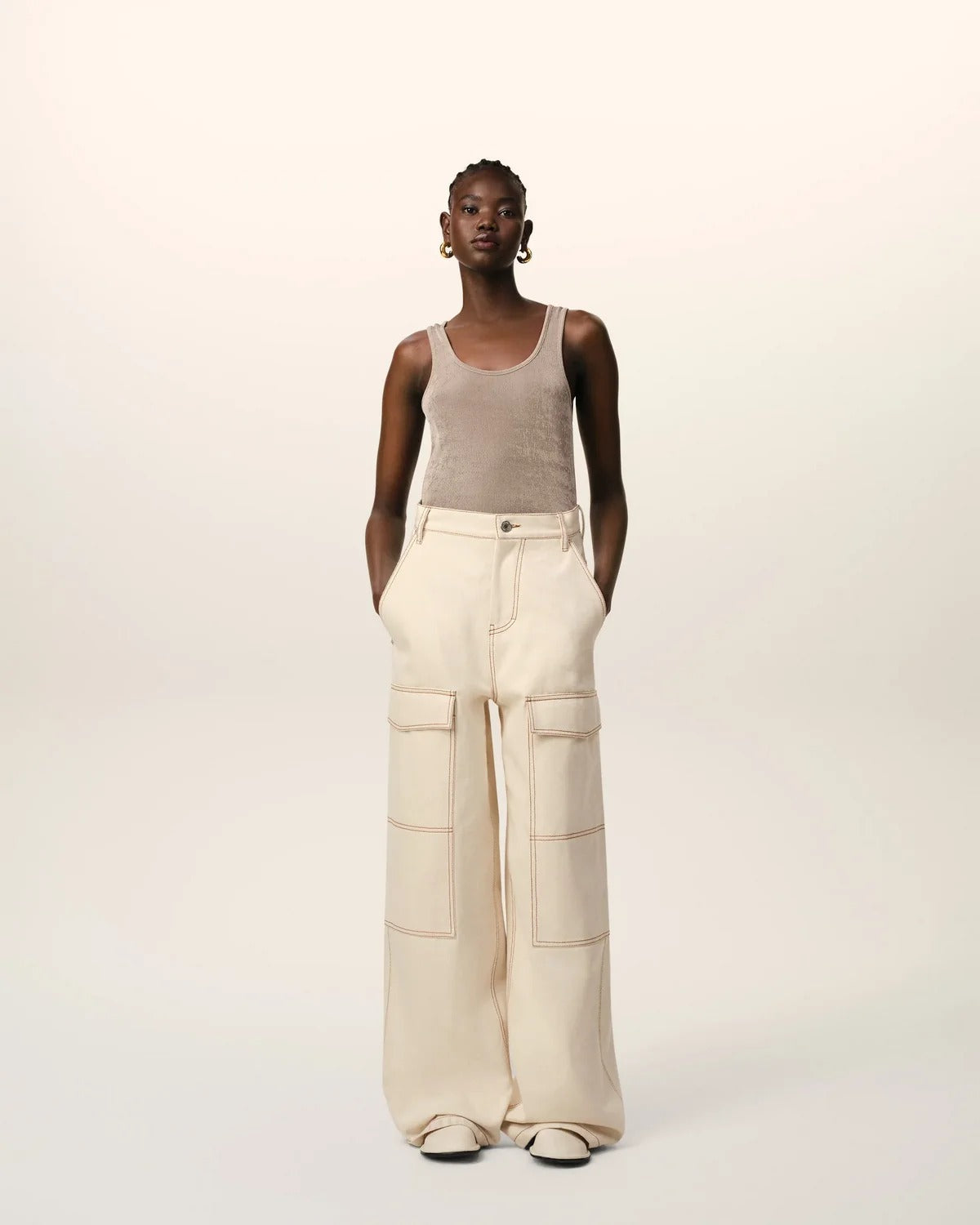 Cargo Wide Fit Jeans
