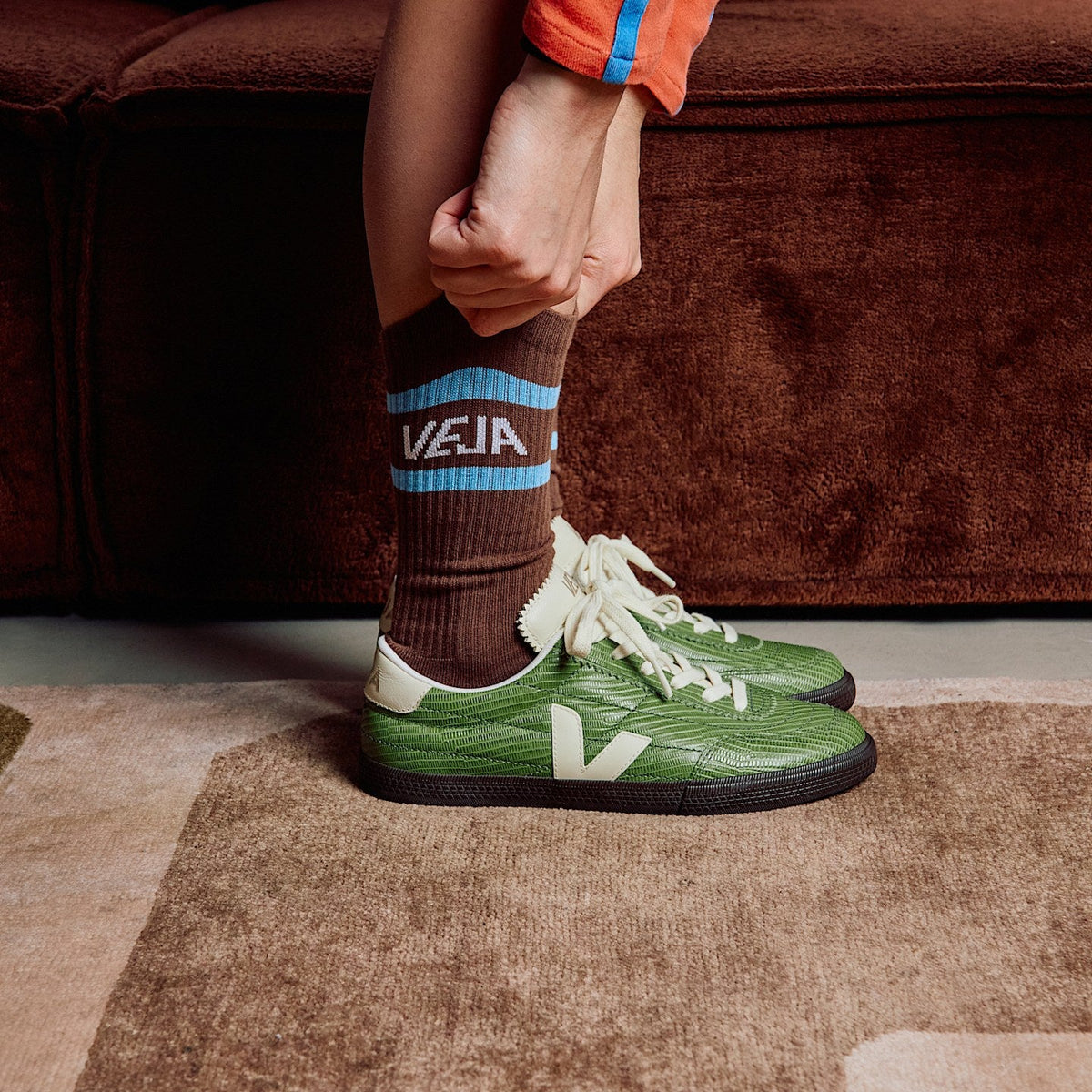 Tenis Veja De Hombre Panenka Dragon Leather Kiwi
