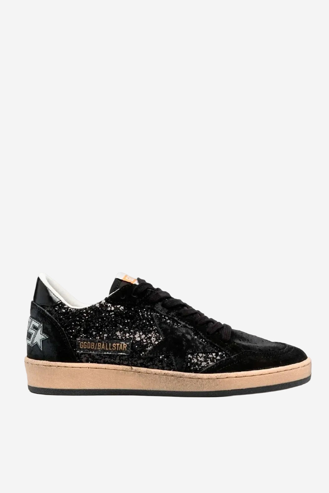 Tenis Golden Goose Ballstar Glitter Tongue Suede Mujer GOLDEN GOOSE TENIS Malva CO