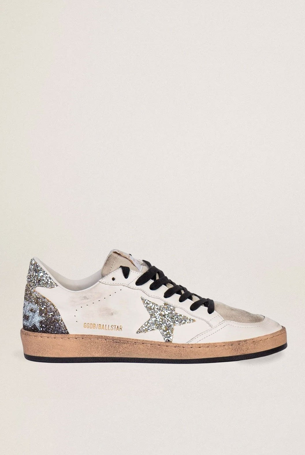 Tenis Golden Goose Ballstar Star Heel Glitter Mujer GOLDEN GOOSE TENIS Malva CO