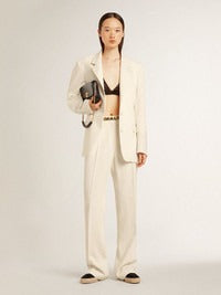Journey W Pant Melissa Crepe Blend Tailoring