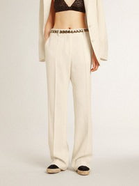 Journey W Pant Melissa Crepe Blend Tailoring