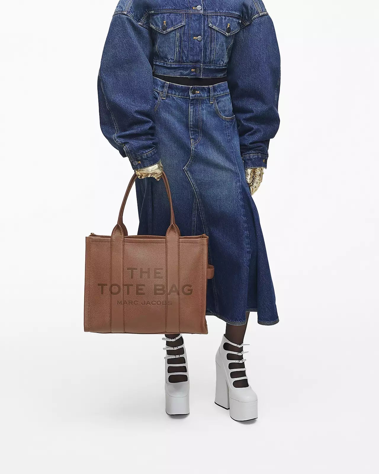 The leather Large Tote Bag