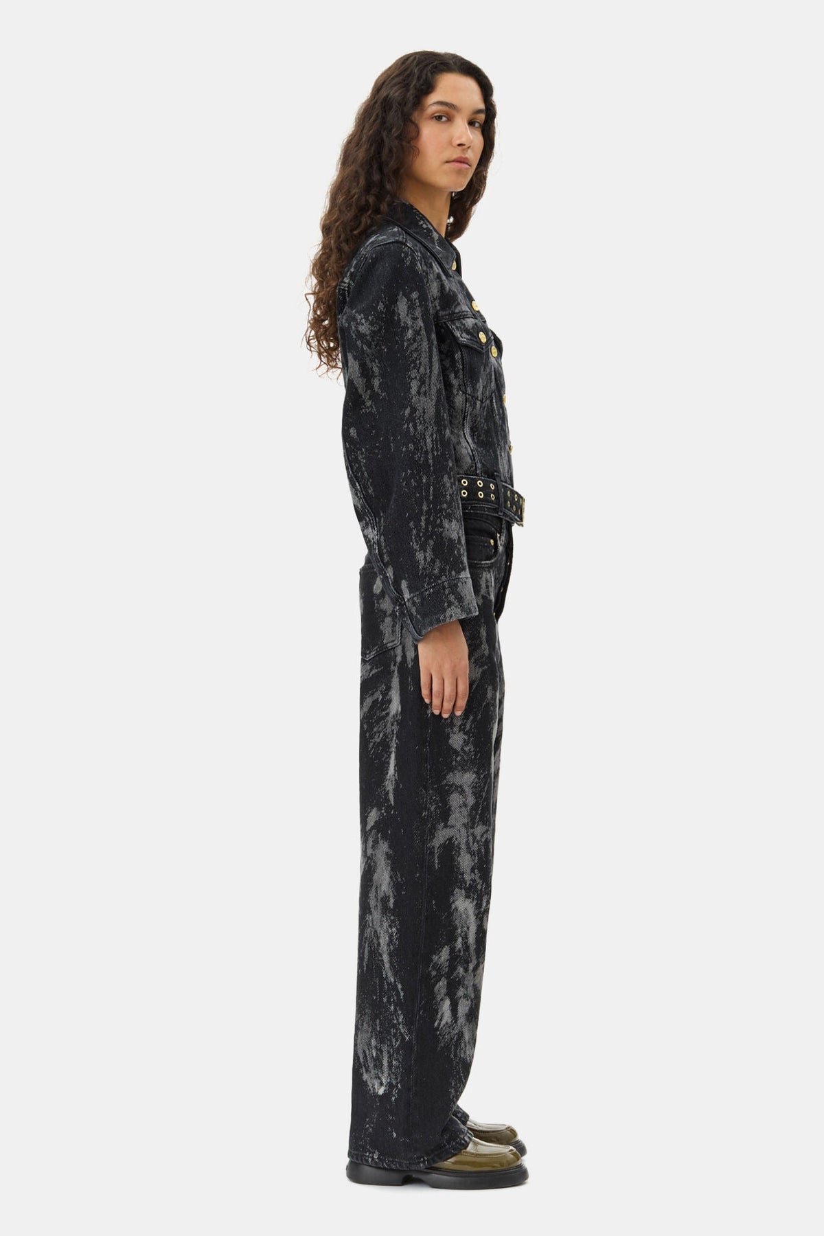 Chaqueta Heavy en Denim Belted