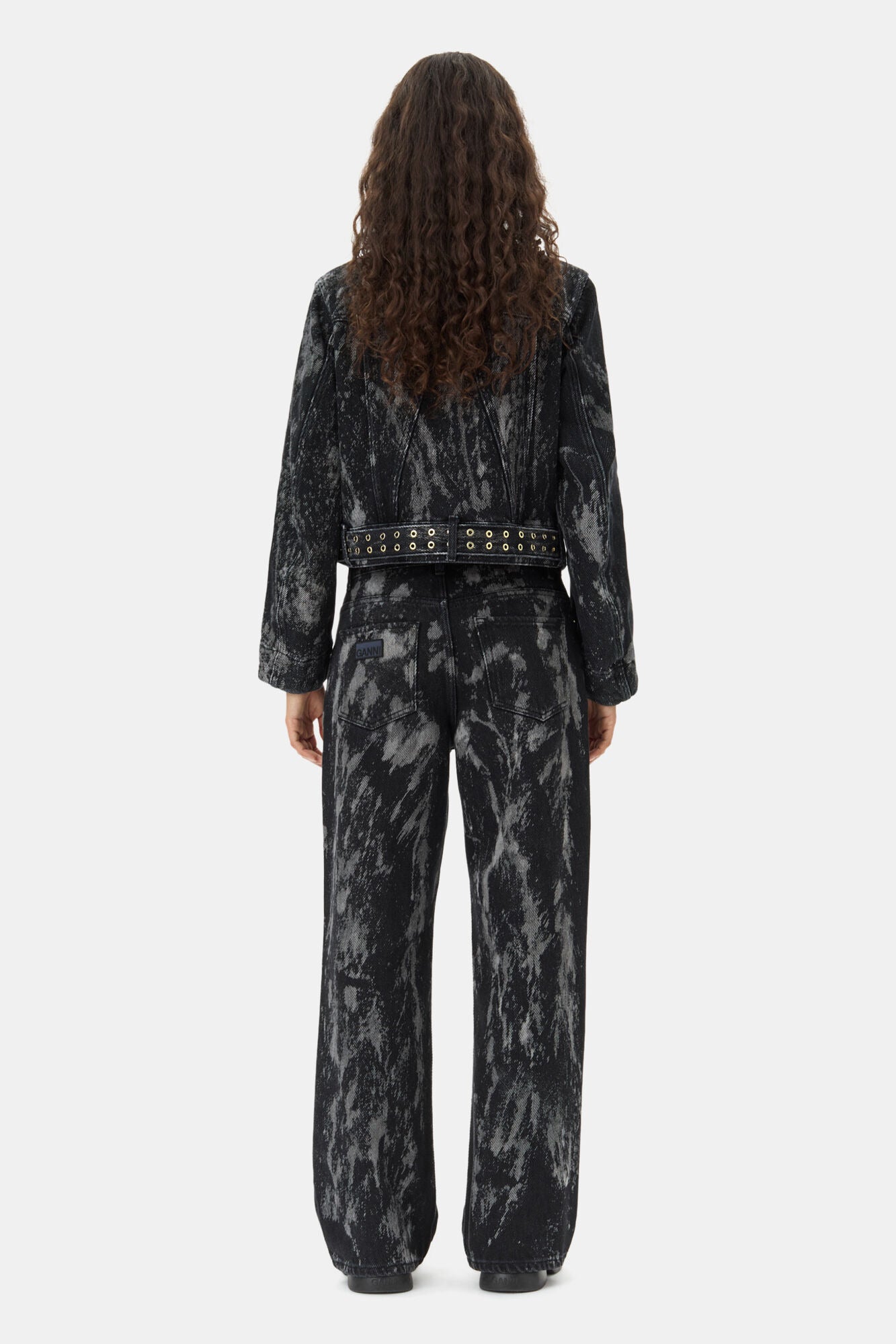 Chaqueta Heavy en Denim Belted