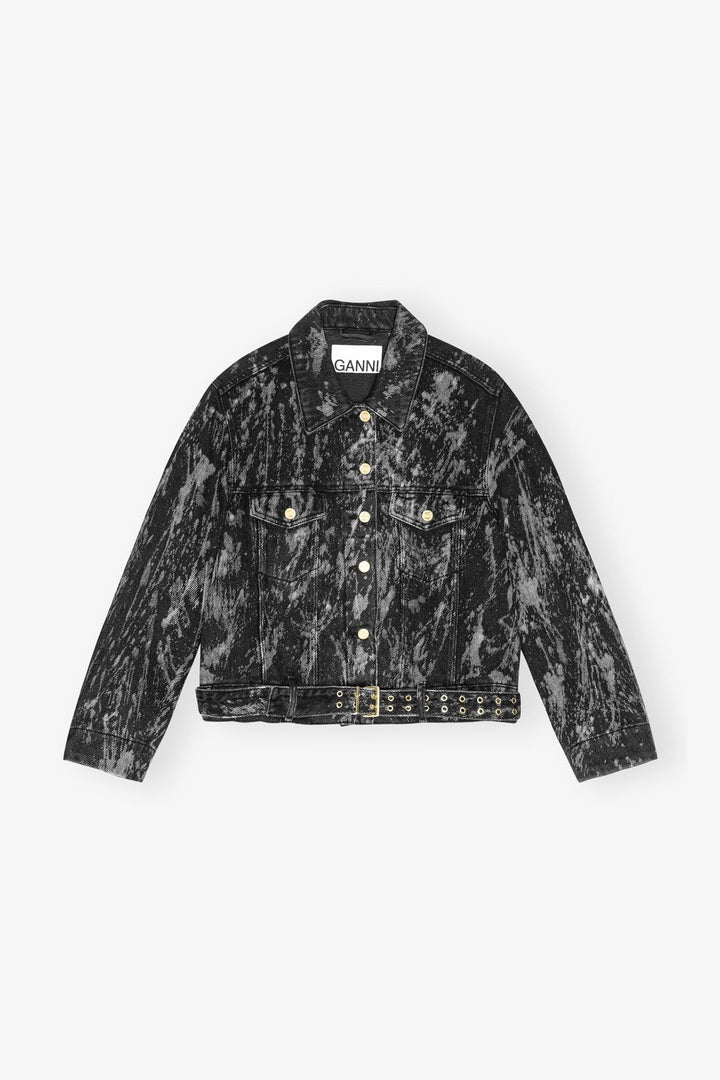 Chaqueta Heavy en Denim Belted