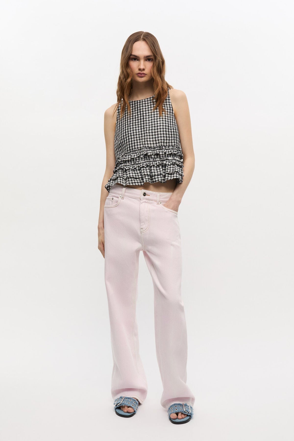 Jean Cowboy Pink GANNI JEANS Malva CO