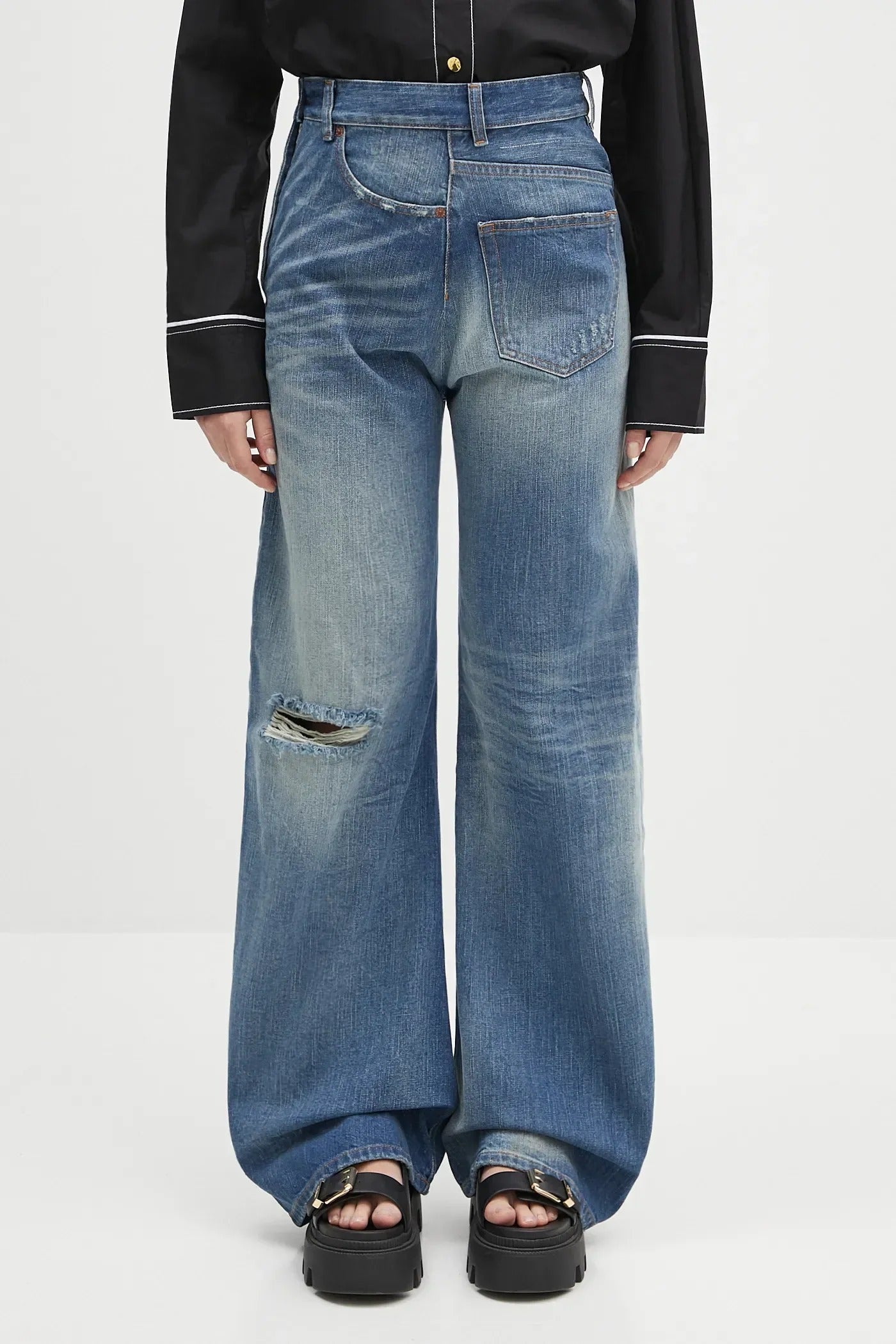Pantalones Twist Wide Leg 5 Pockets