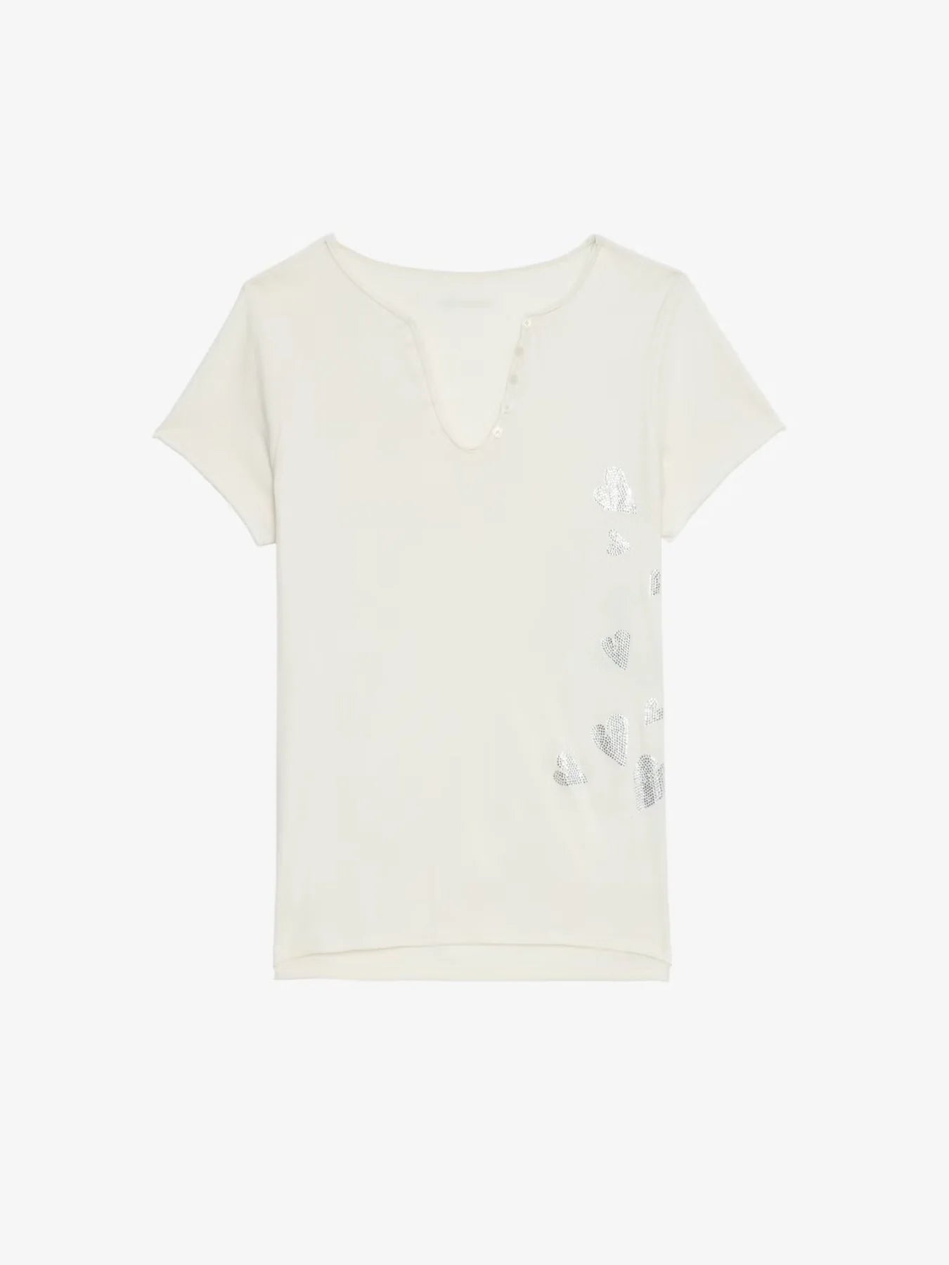 T-Shirt Tunisien Rain Strass ZADIG ET VOLTAIRE T-SHIRT Malva CO
