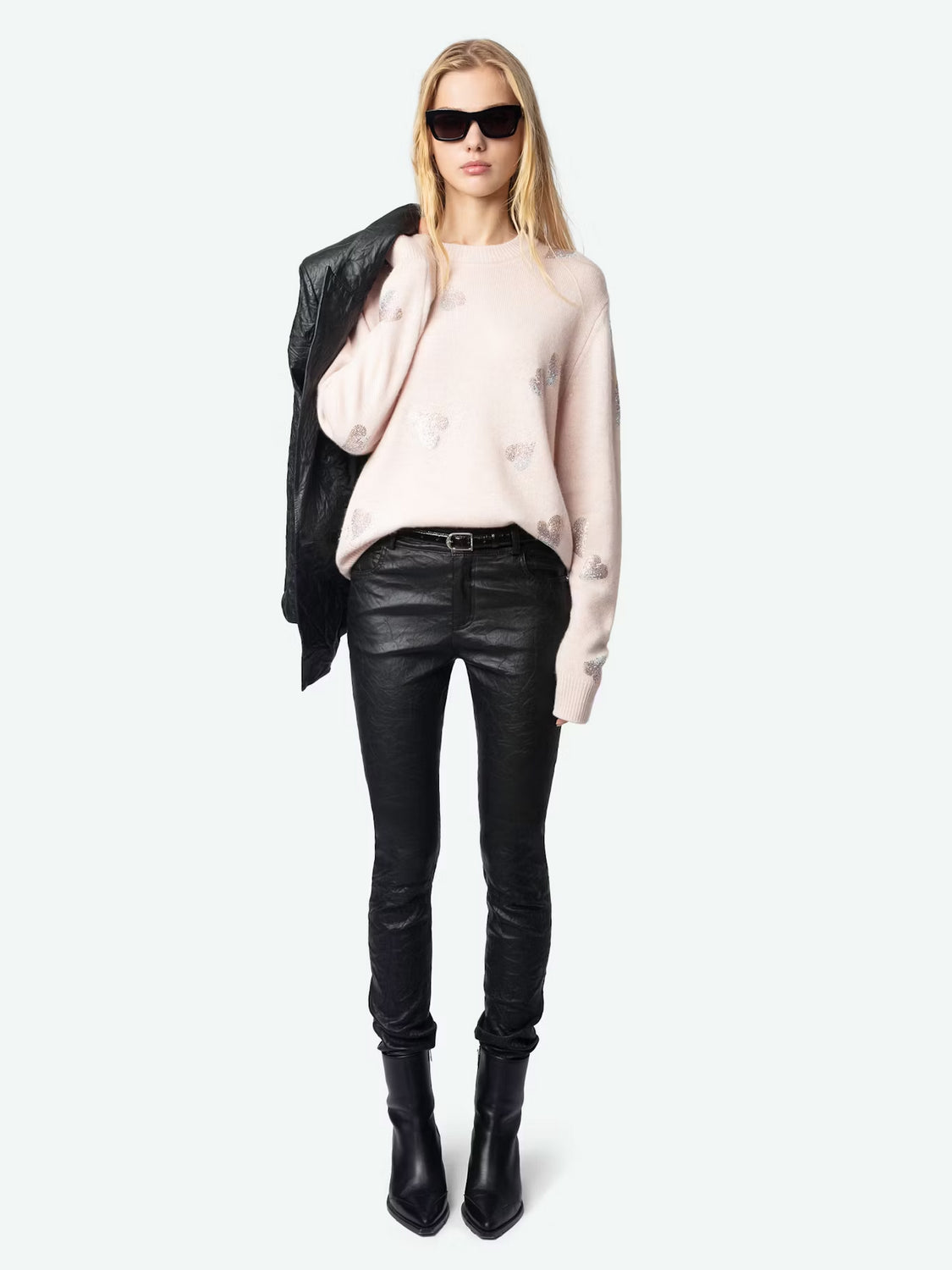 Sweater Pravis Rain Stras ZADIG ET VOLTAIRE SWEATERS Malva CO