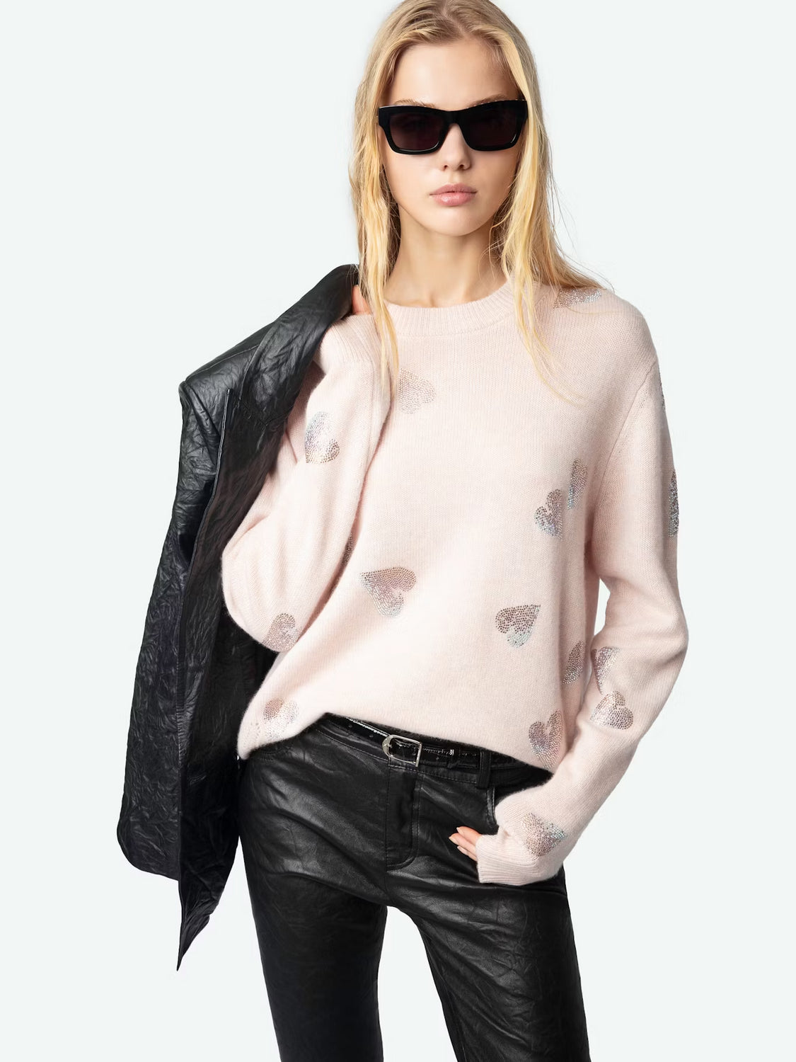 Sweater Pravis Rain Stras ZADIG ET VOLTAIRE SWEATERS Malva CO