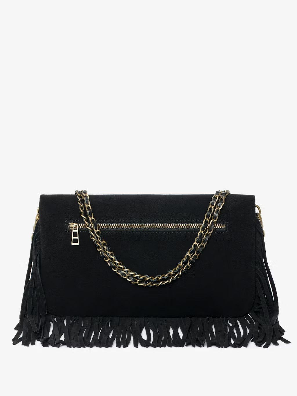 Bolso Rock Suede Fringes ZADIG ET VOLTAIRE BOLSOS Y CARTERAS Malva CO