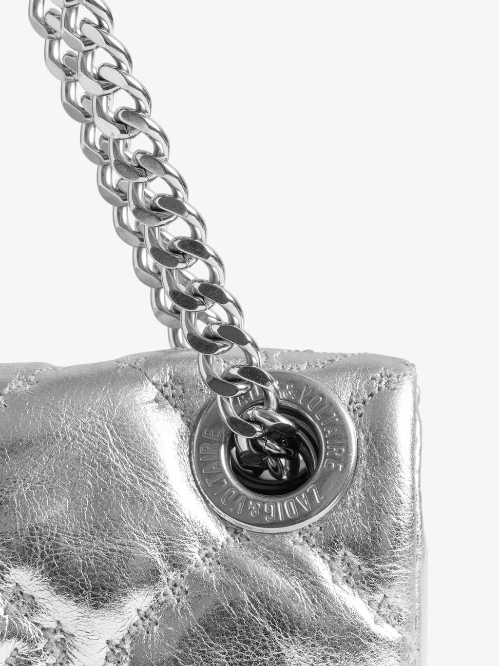 Bolso Rock Ii Metal Monogram ZADIG ET VOLTAIRE BOLSOS Y CARTERAS Malva CO