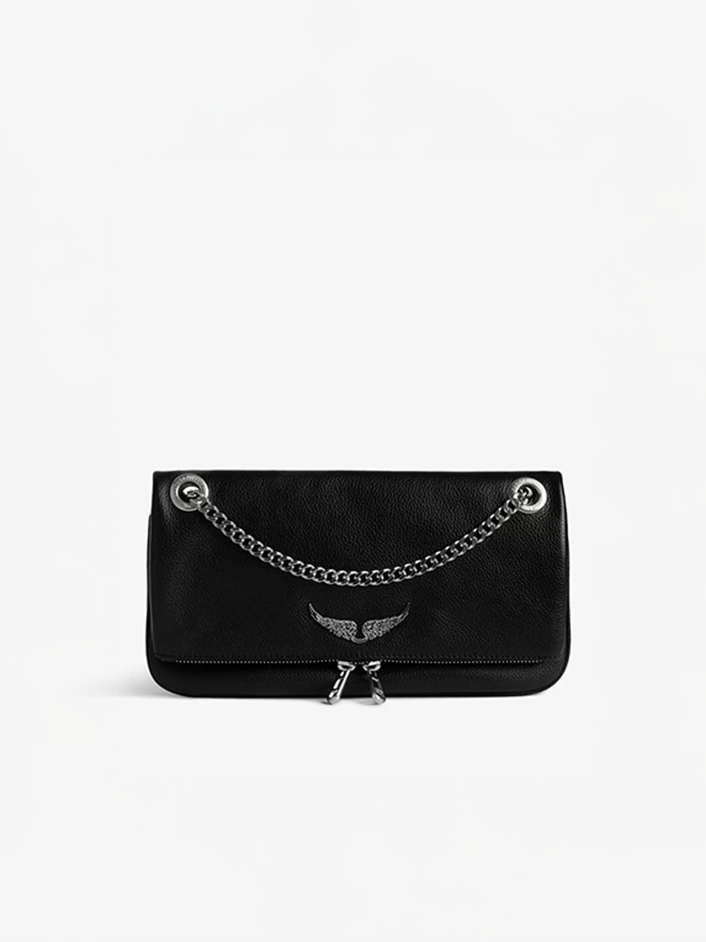 Bolso Rock Ii Grained Leather ZADIG ET VOLTAIRE BOLSOS Y CARTERAS Malva CO