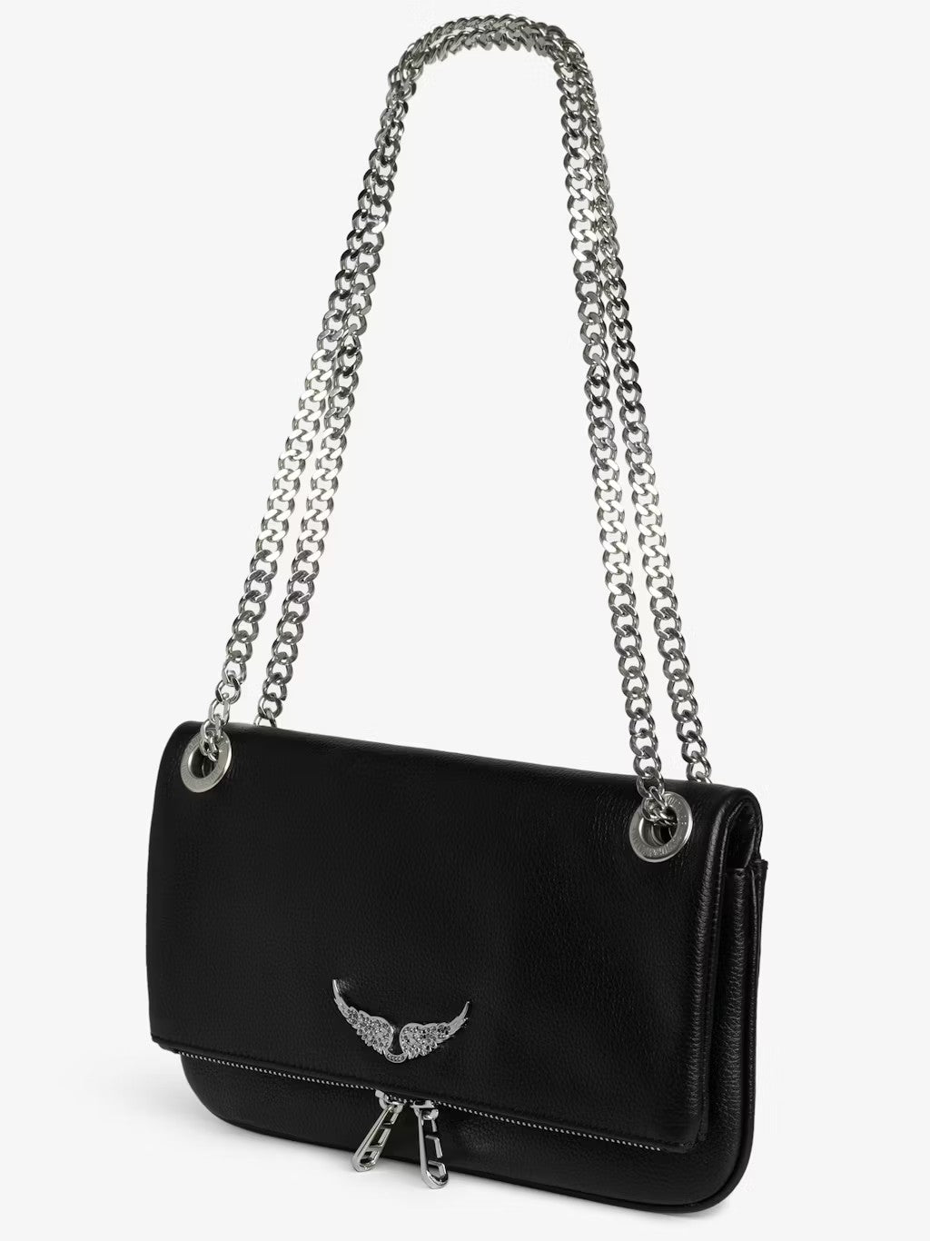 Bolso Rock Ii Grained Leather ZADIG ET VOLTAIRE BOLSOS Y CARTERAS Malva CO