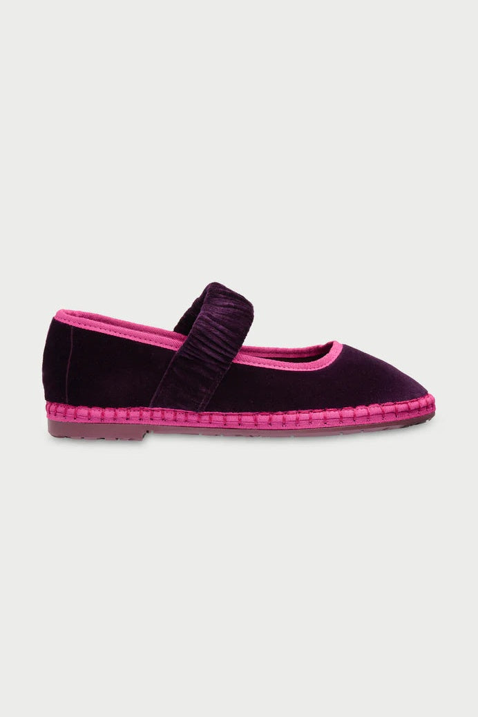 Balleta Mafalda Deep Purple FLABELUS BALLERINAS Malva CO