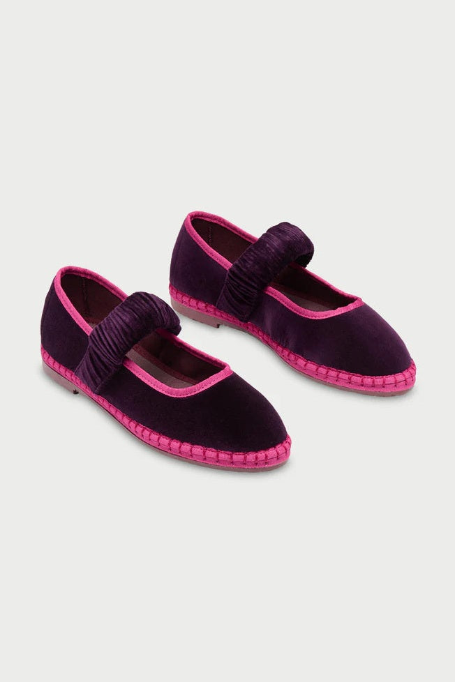 Balleta Mafalda Deep Purple FLABELUS BALLERINAS Malva CO