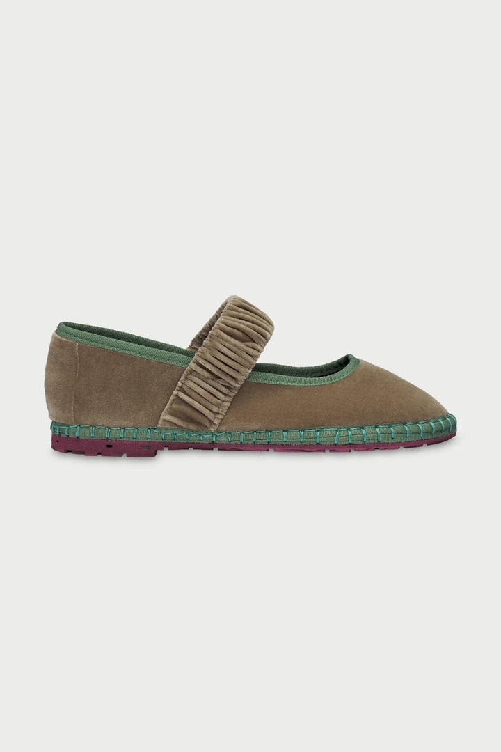 Balleta Mafalda Mossy FLABELUS BALLERINAS Malva CO