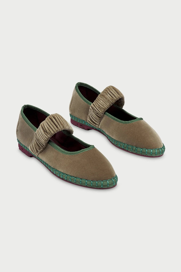 Balleta Mafalda Mossy FLABELUS BALLERINAS Malva CO