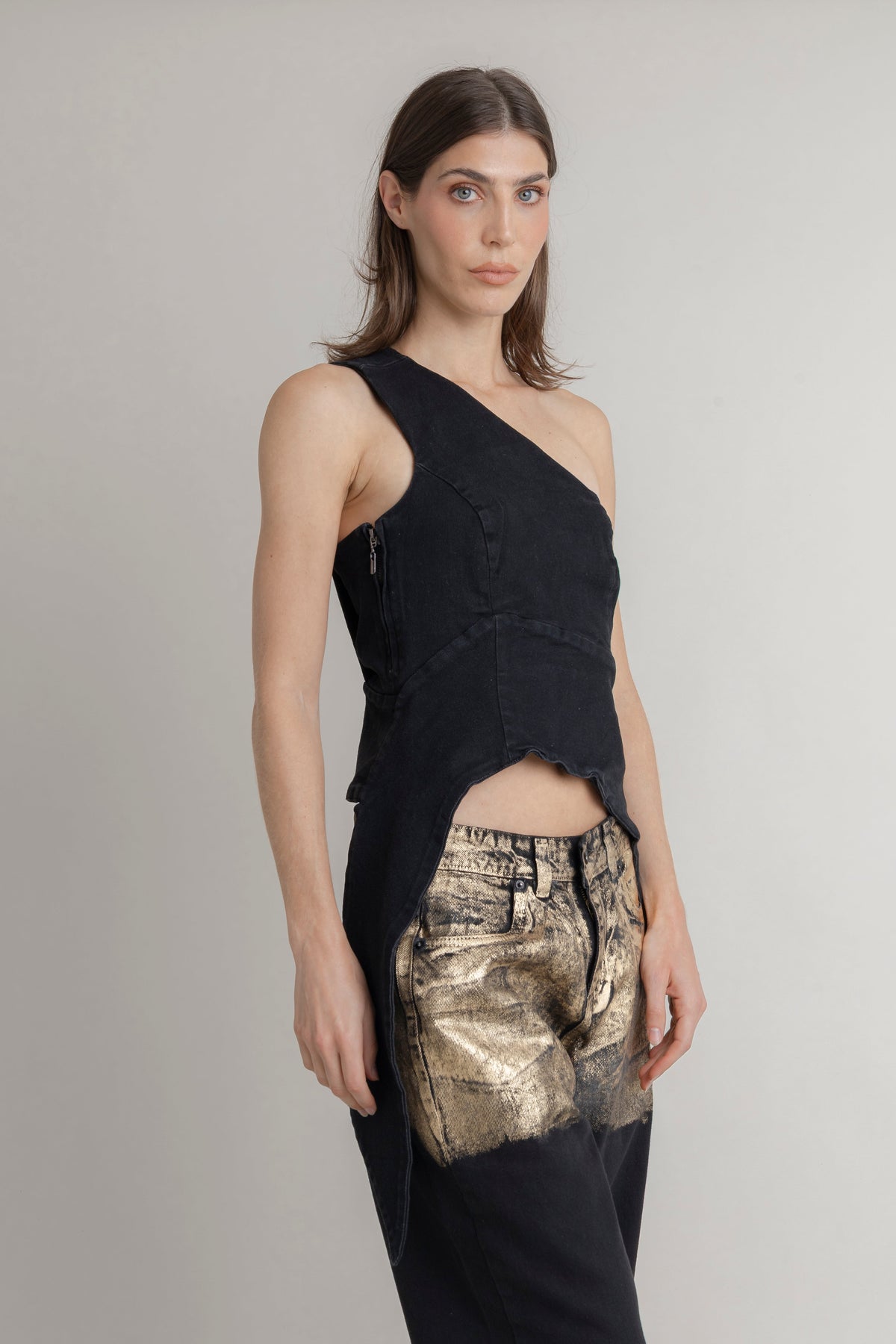 Camisa Con Puntas Irregulares COMMON AREA CAMISAS Malva CO