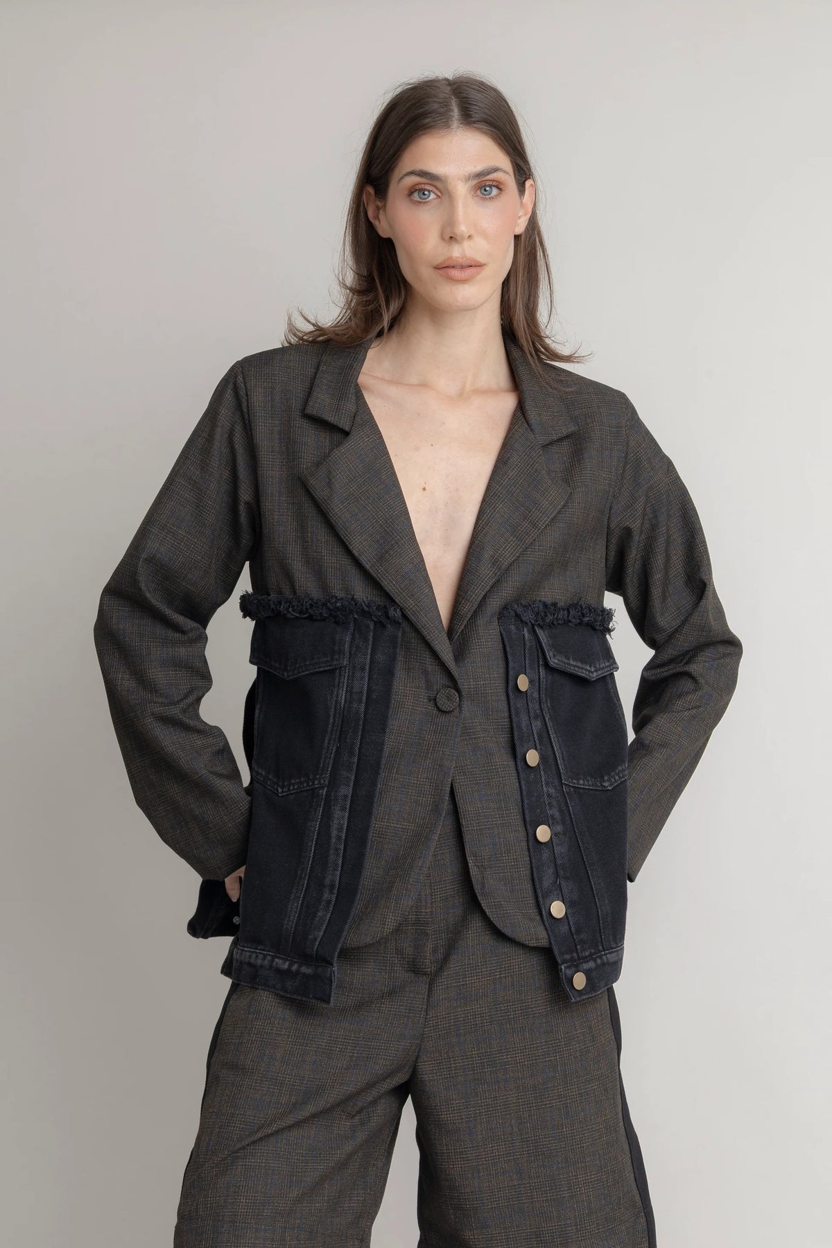 Blazer Doble Tela