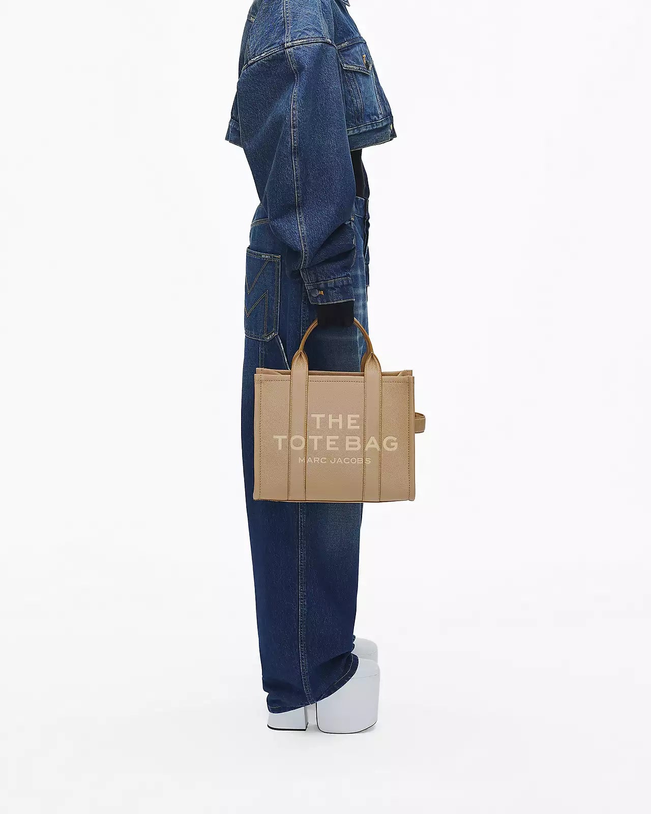 The Leather Medium Tote Bag MARC JACOBS TOTES Malva CO