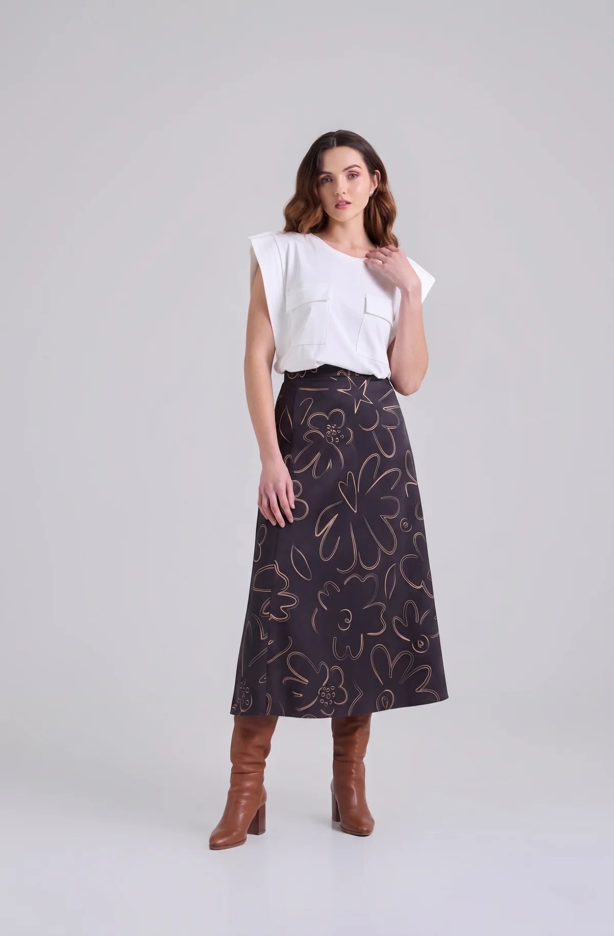 Maxi Falda Garden
