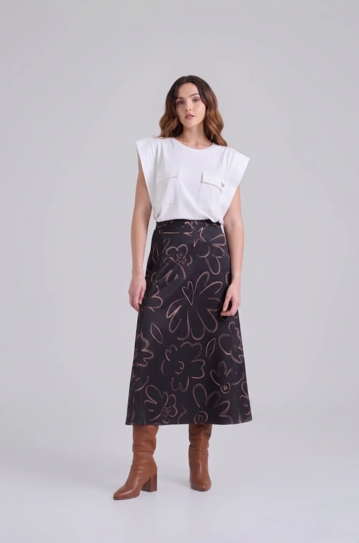 Maxi Falda Garden