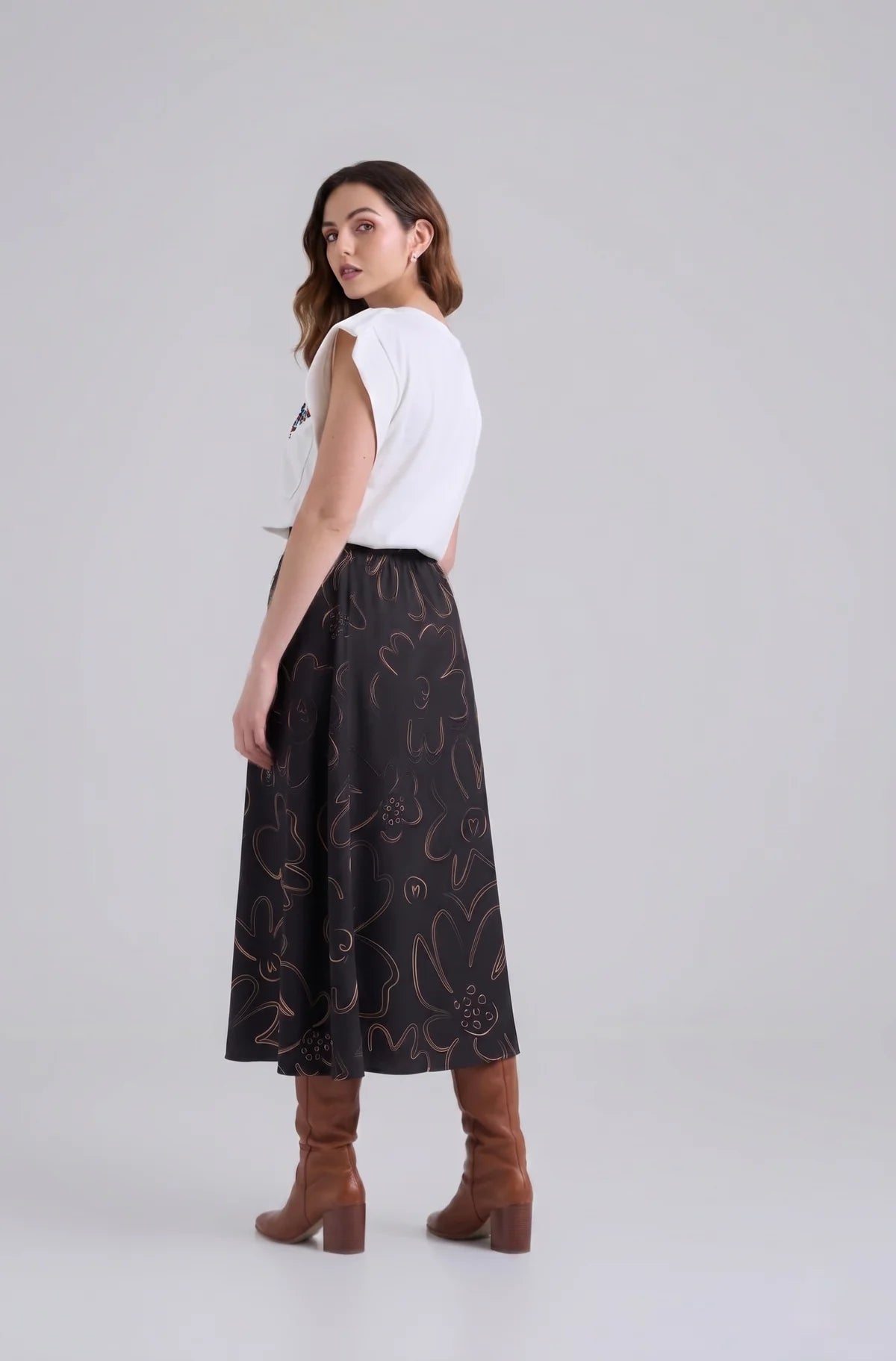 Maxi Falda Garden