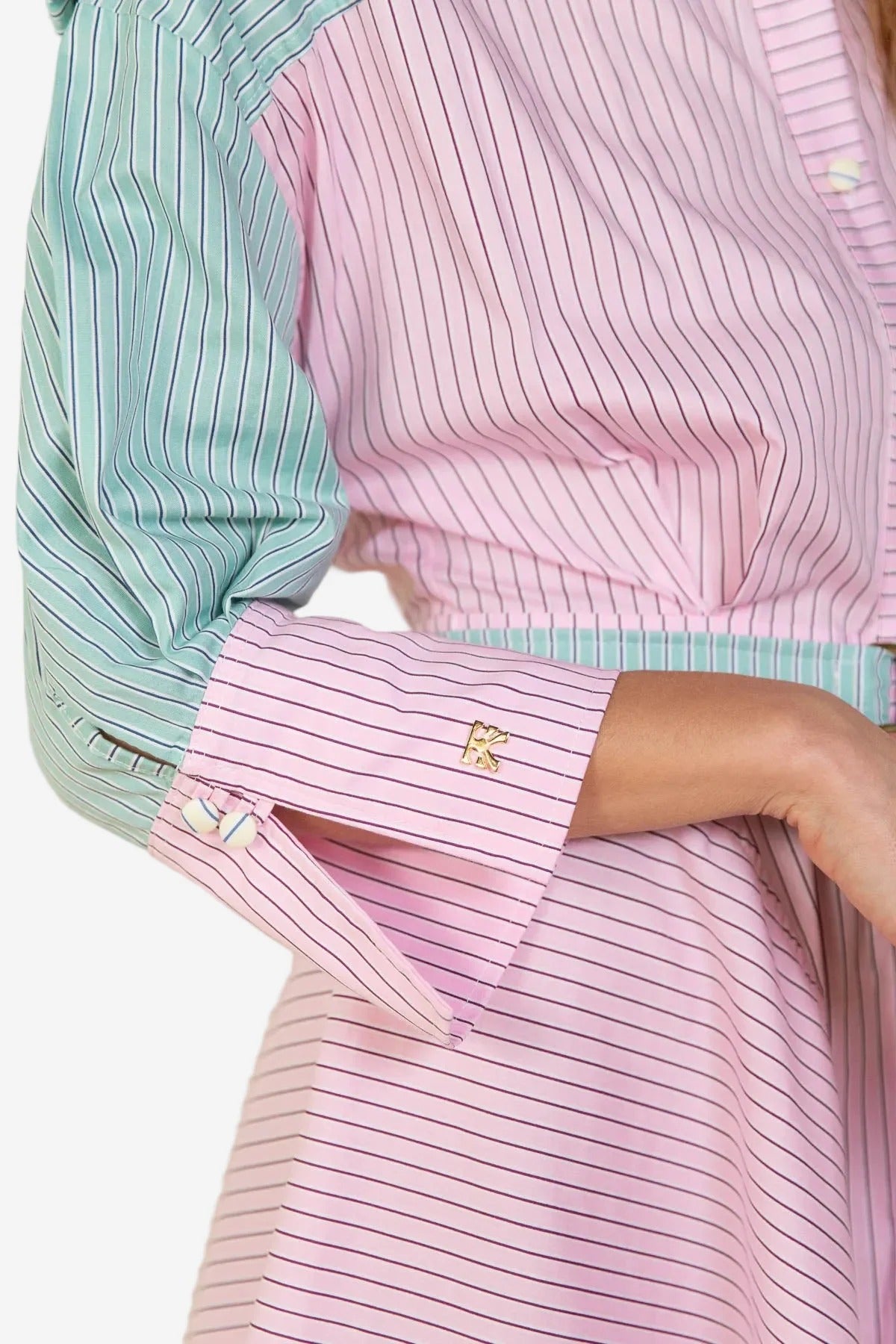 Mini Vestido Elena Stripes