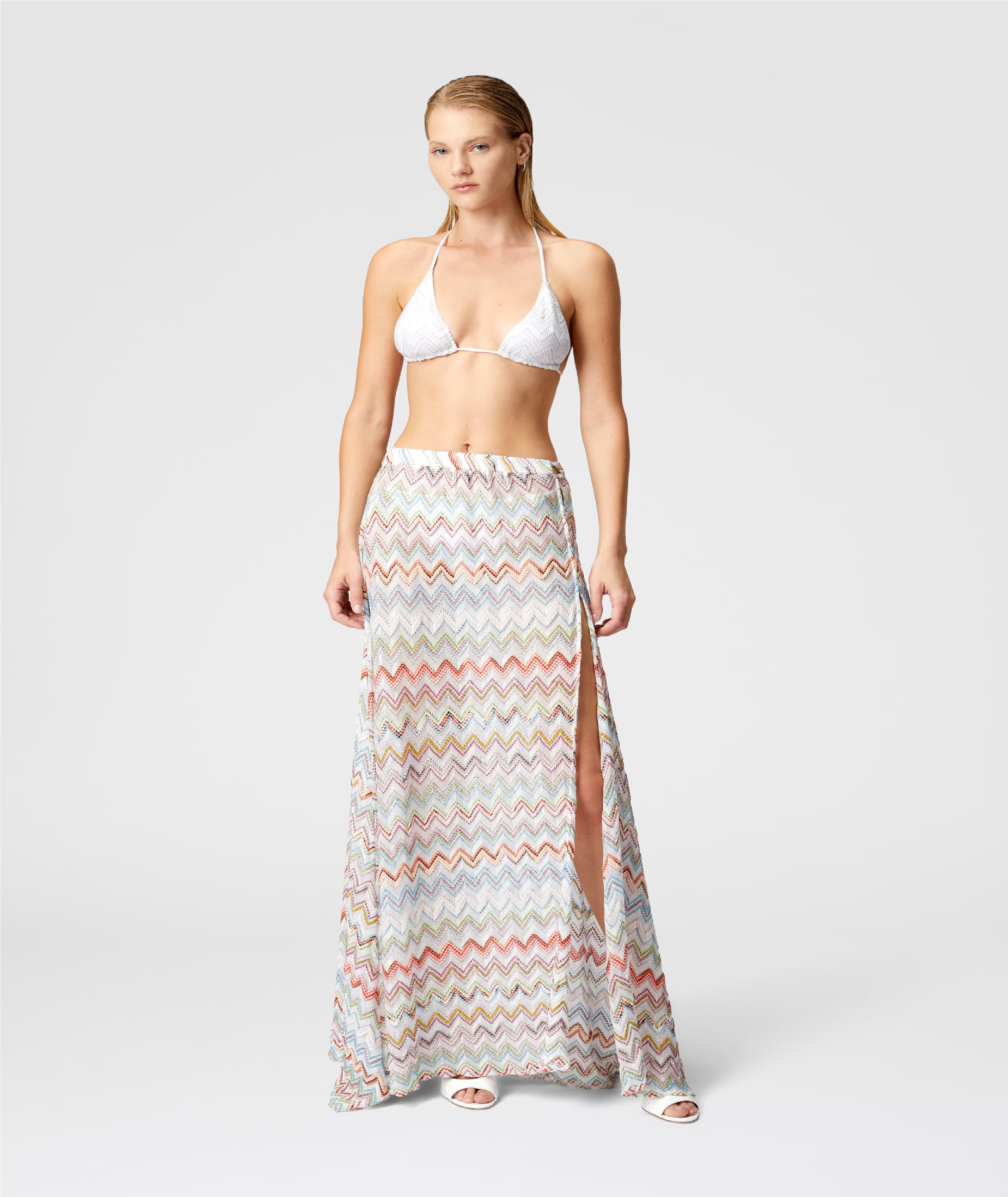 Maxi Falda Lame 3D MAXI FALDAS Malva CO