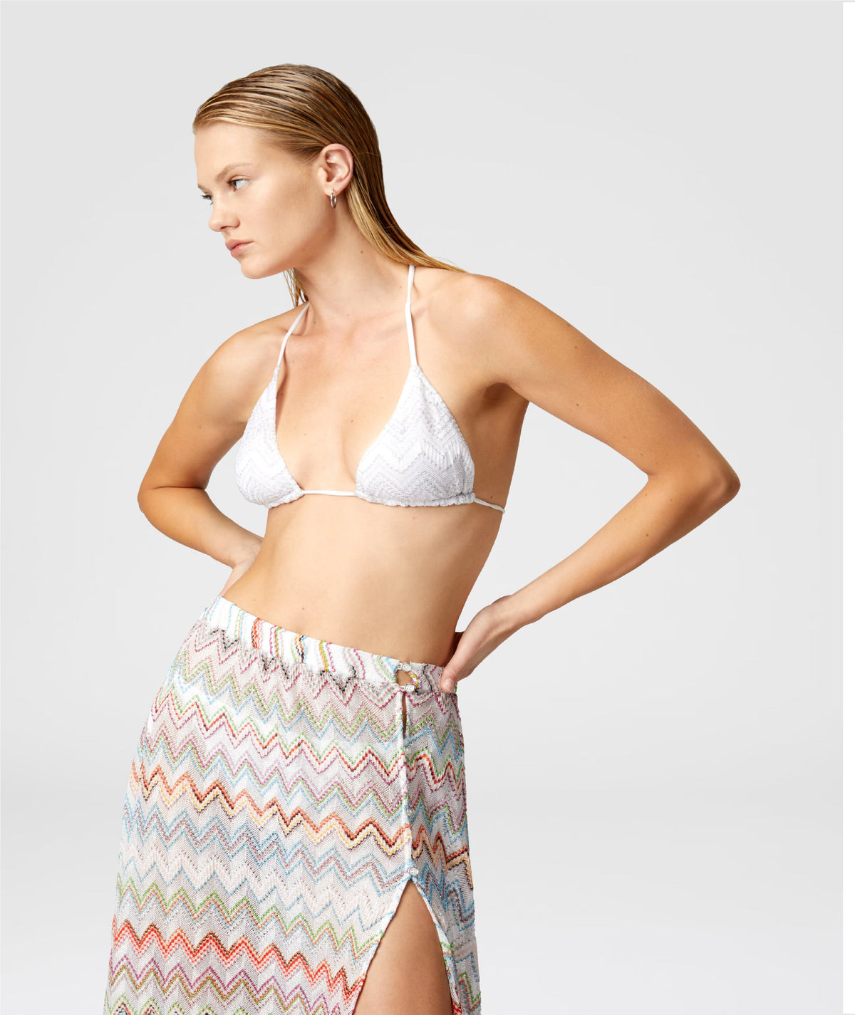 Maxi Falda Lame 3D MAXI FALDAS Malva CO
