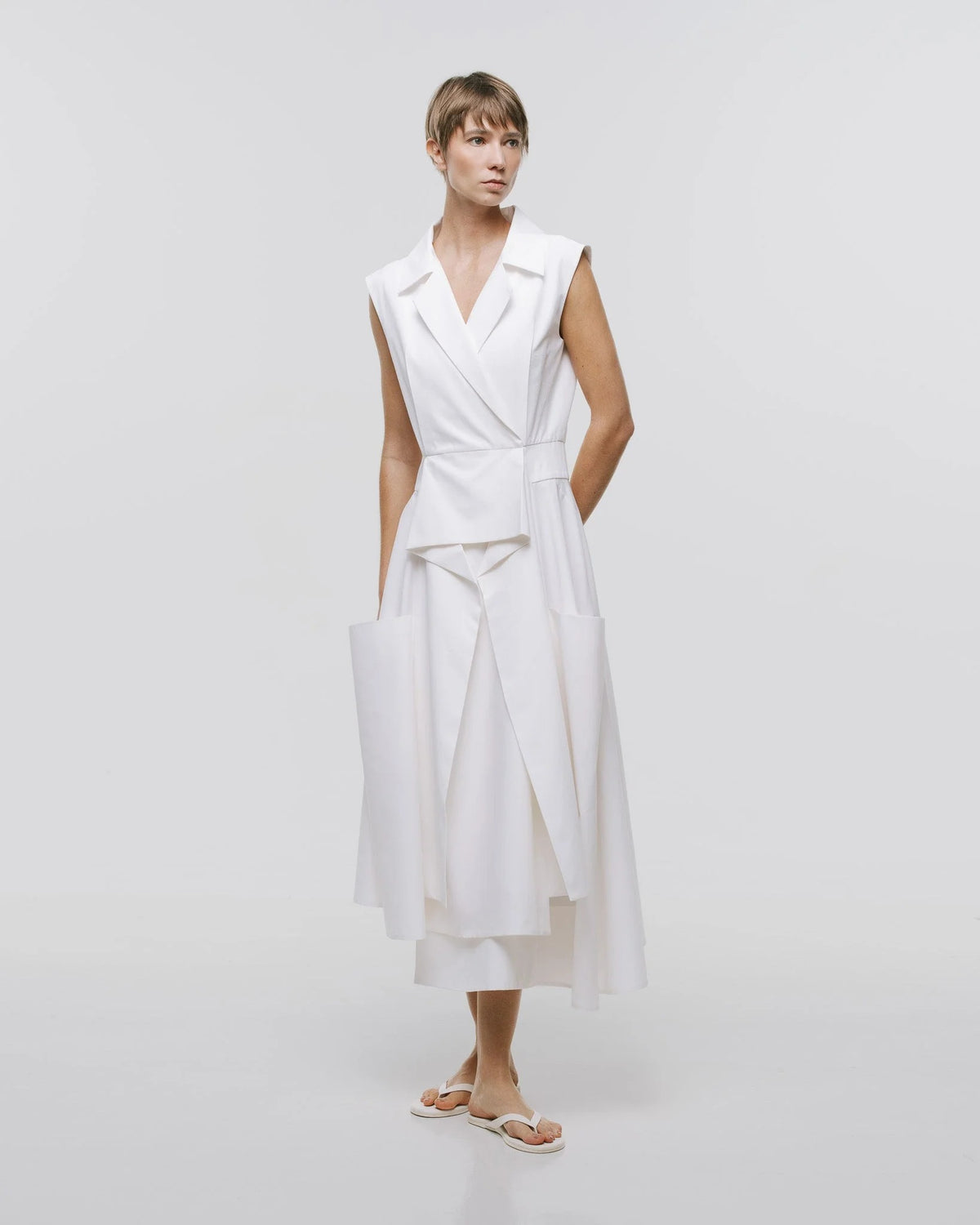 Midi Vestido Abrigo Equilibrio