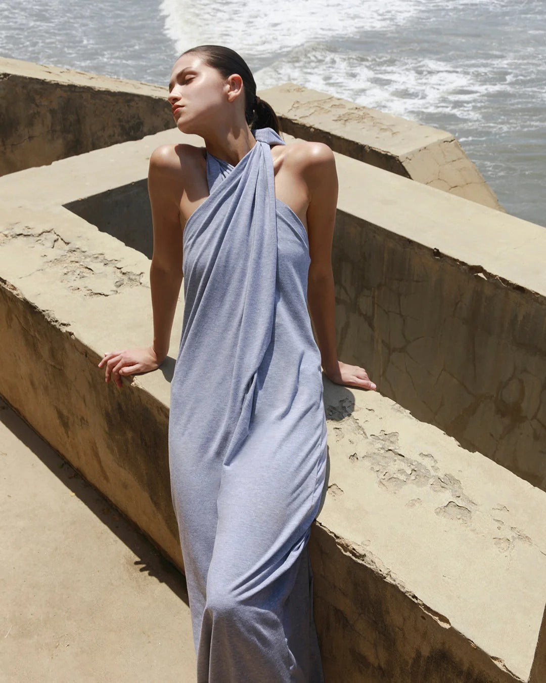 Midi Vestido Halter