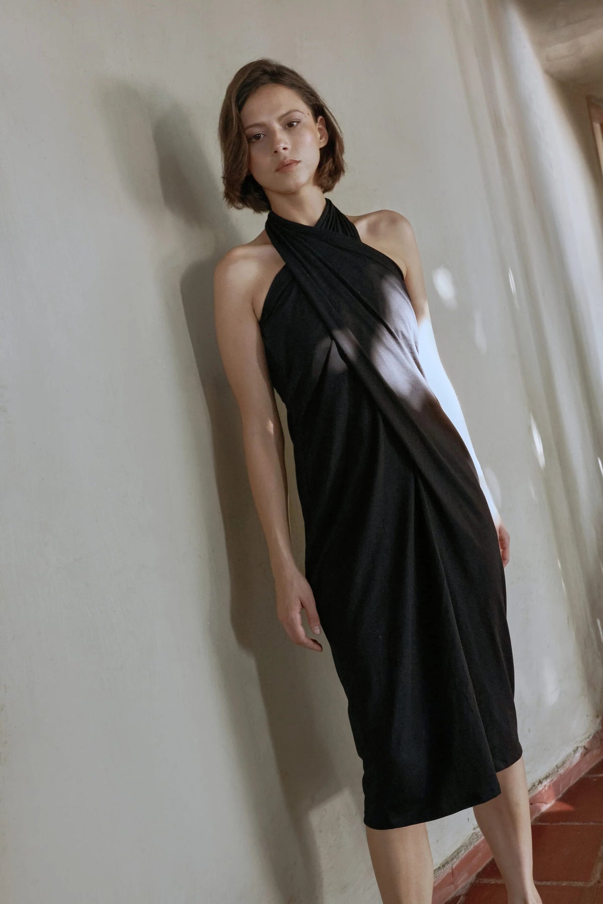 Midi Vestido Halter