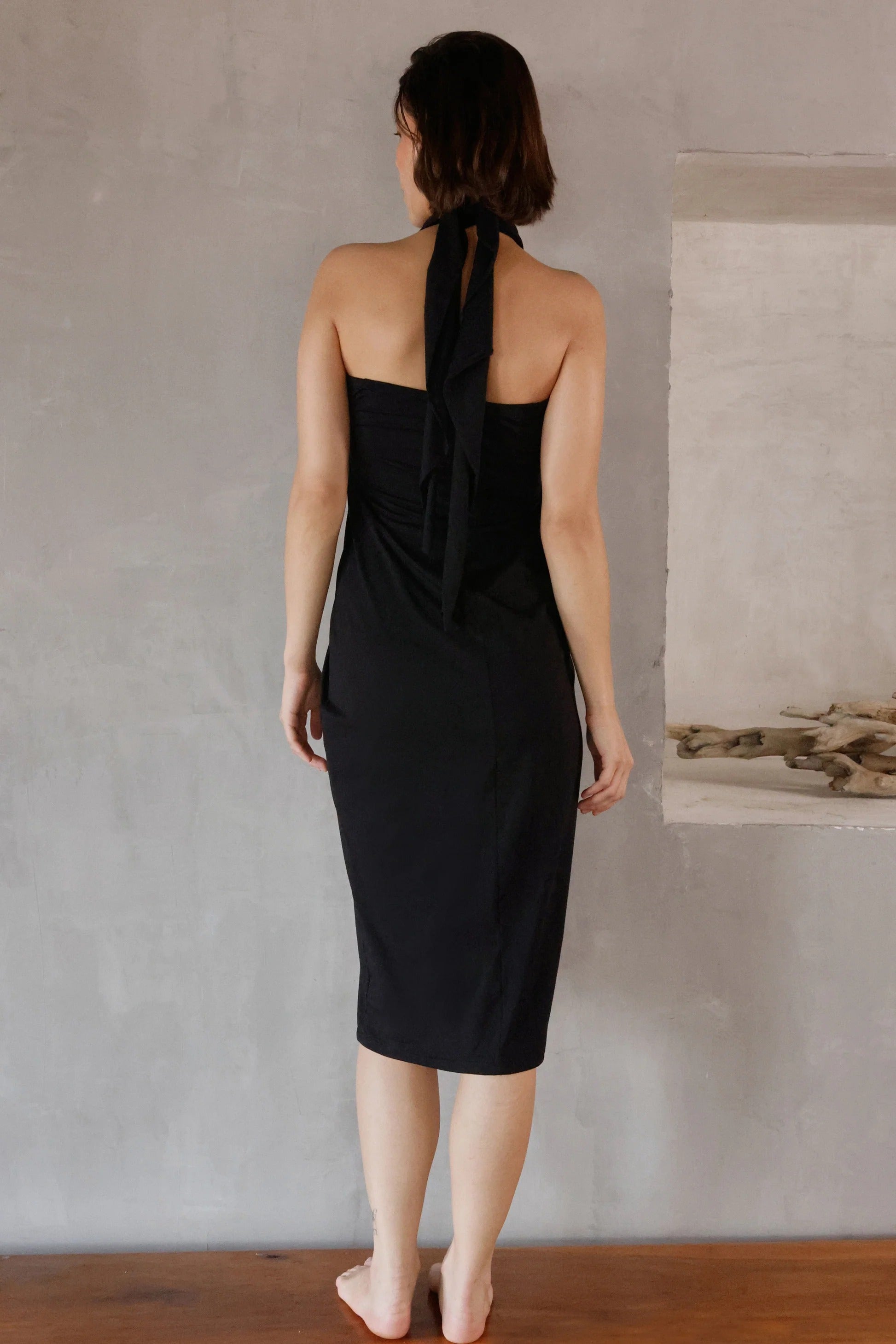 Midi Vestido Halter