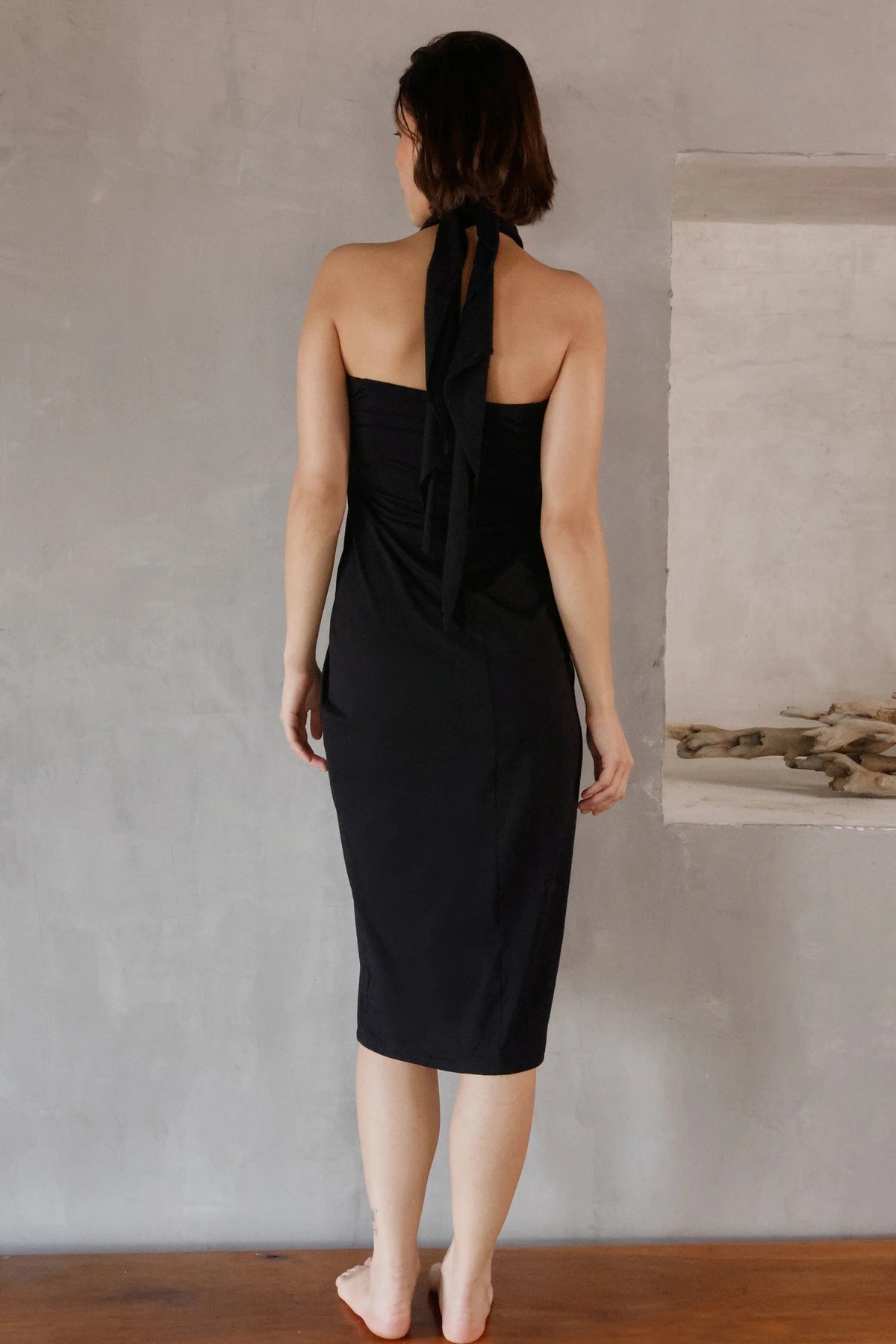 Midi Vestido Halter