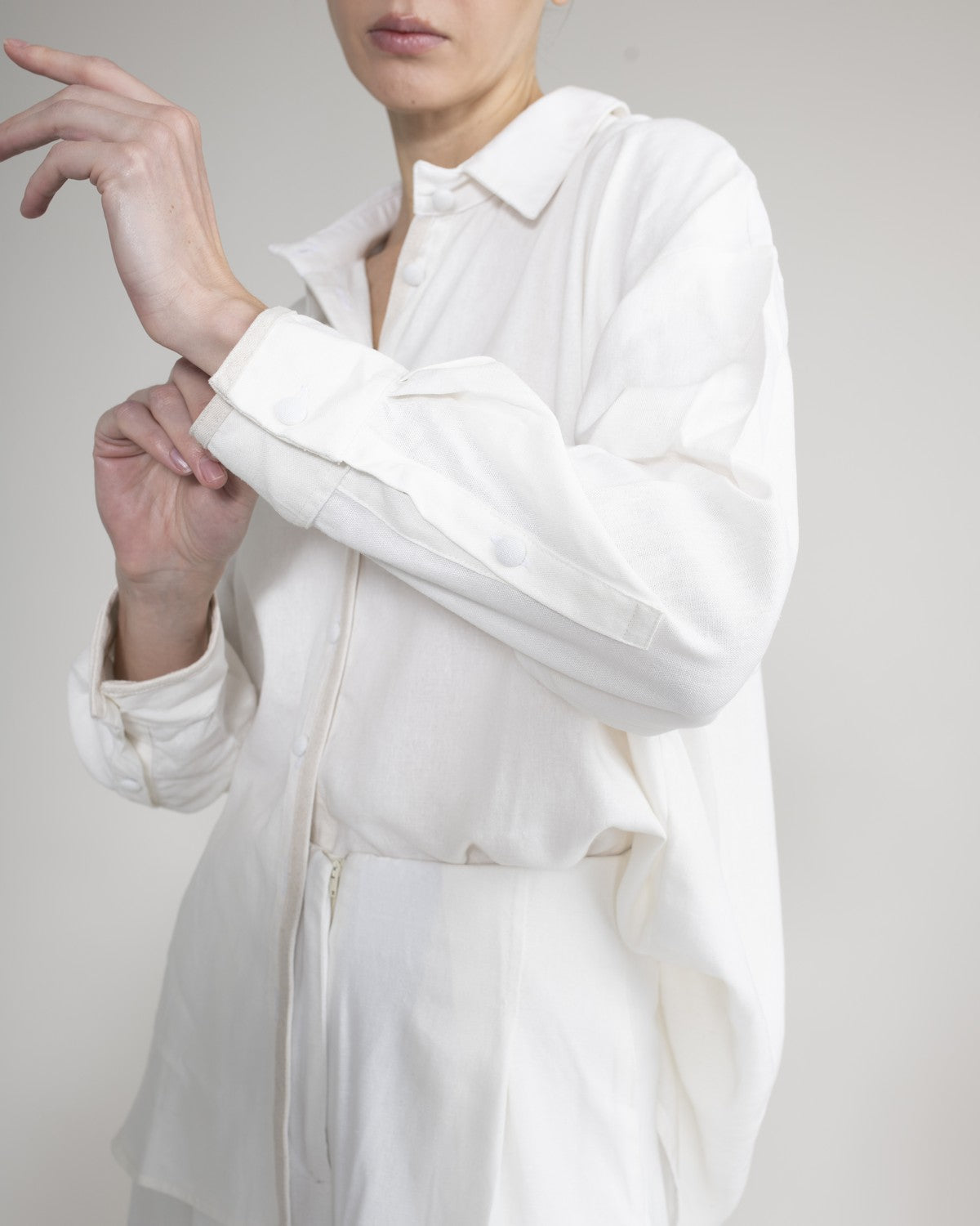 Camisa Con Botones Forrados VOIE CAMISAS Malva CO