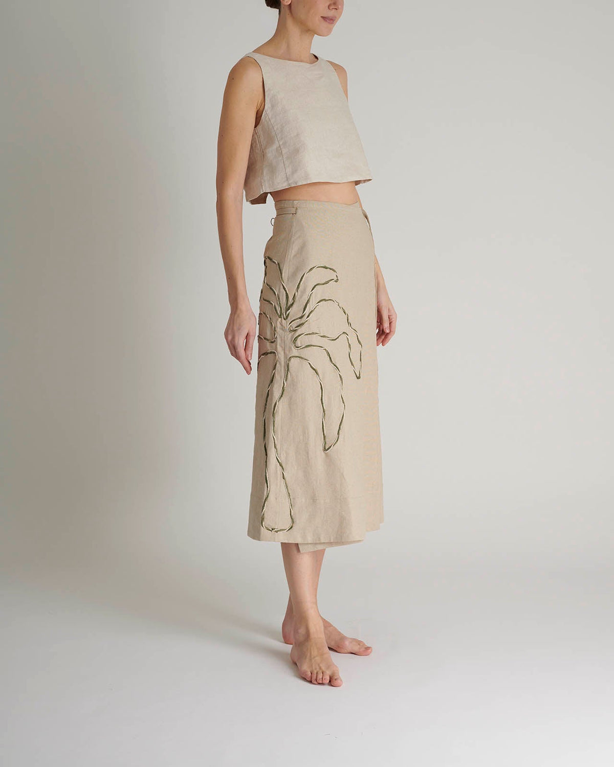 Midi Falda Warm VOIE MIDI FALDAS Malva CO