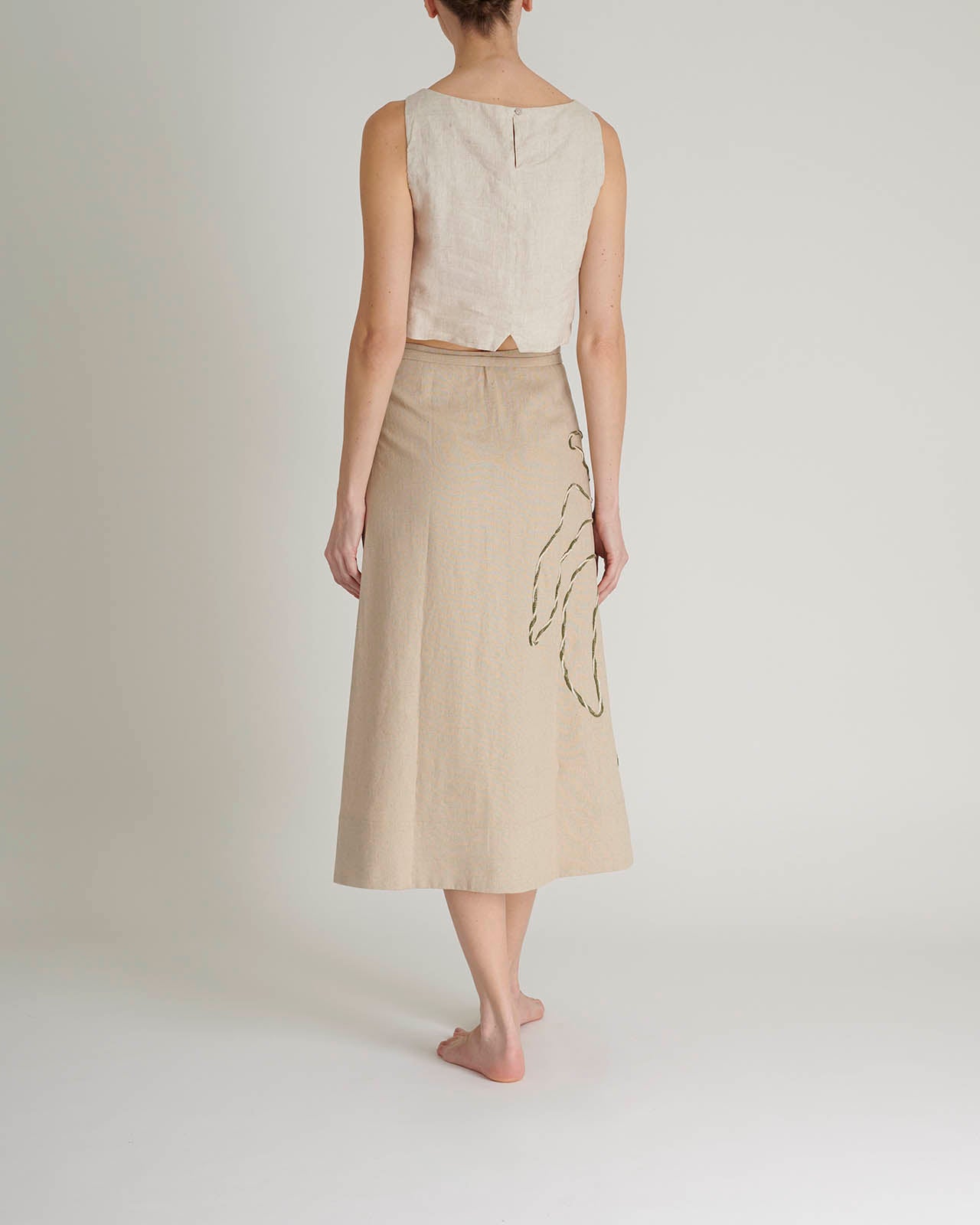 Midi Falda Warm VOIE MIDI FALDAS Malva CO