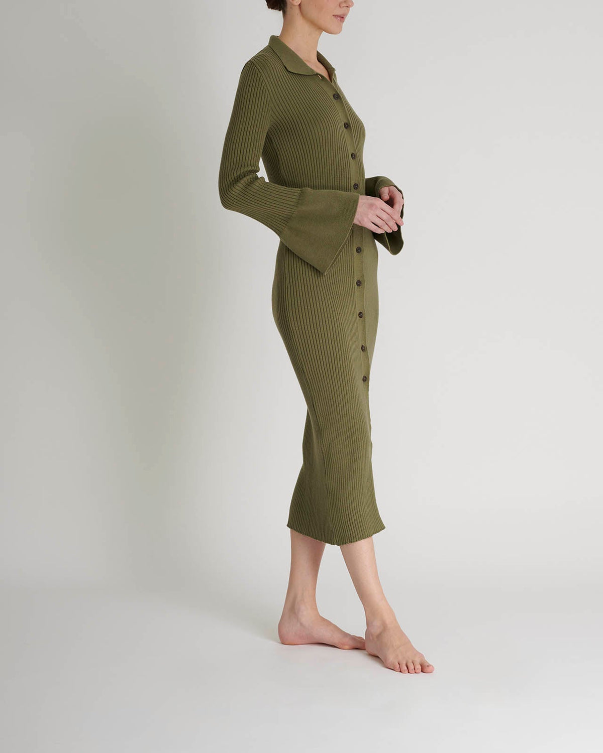 Midi Vestido Cactus VOIE MIDI VESTIDOS Malva CO