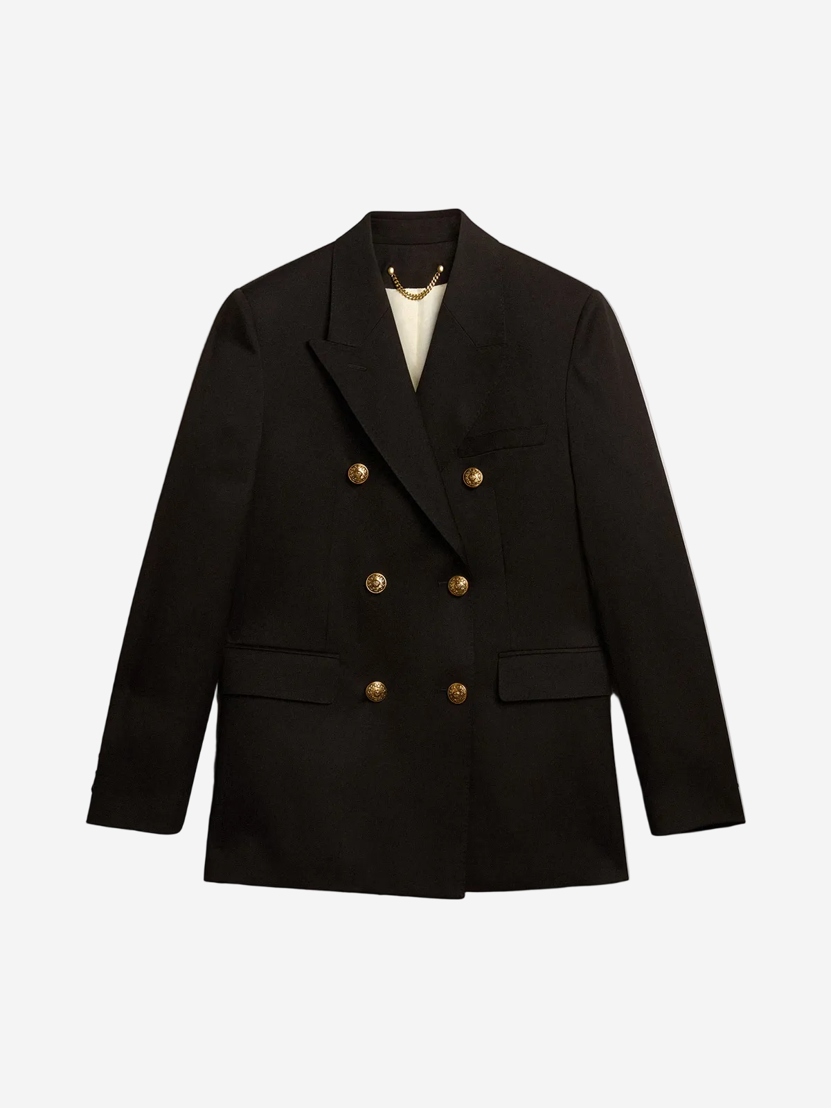 Blazer Golden Light Dry Wool Printed Message BLAZERS Malva CO