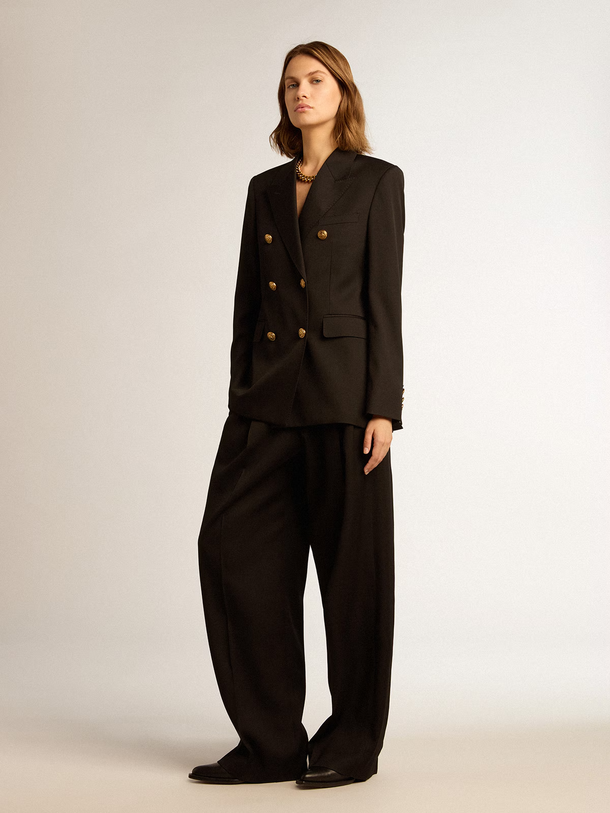 Blazer Golden Light Dry Wool Printed Message BLAZERS Malva CO